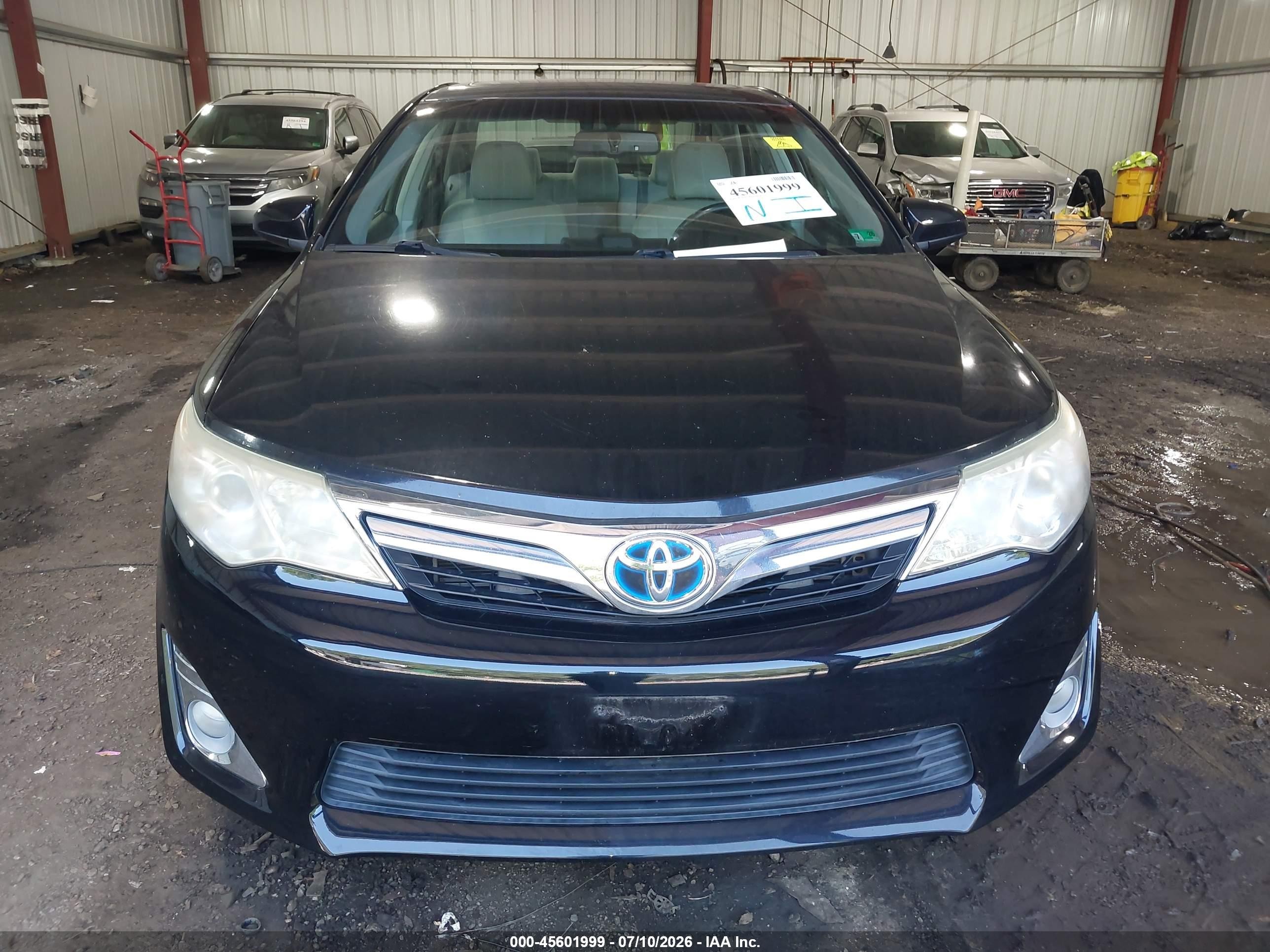 2013 Toyota Camry Hybrid Xle Blue vin: 4T1BD1FK7DU076689