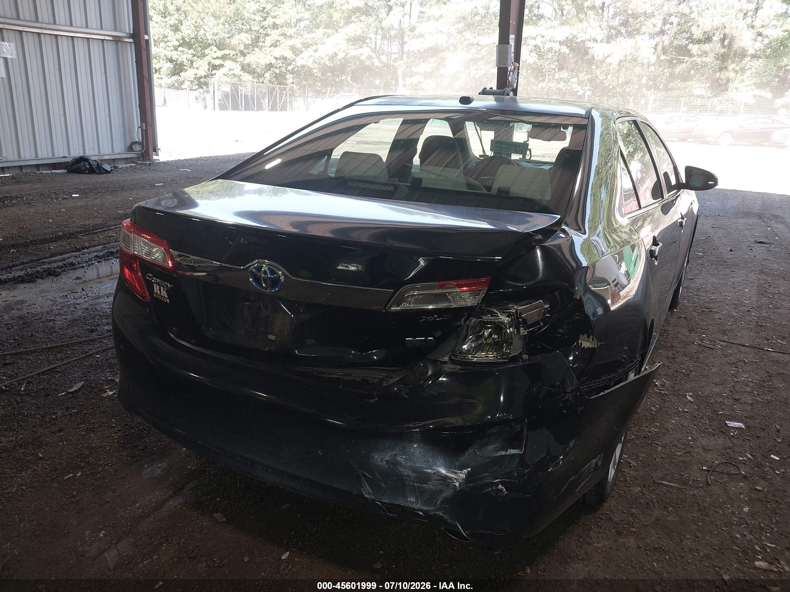 2013 Toyota Camry Hybrid Xle Blue vin: 4T1BD1FK7DU076689