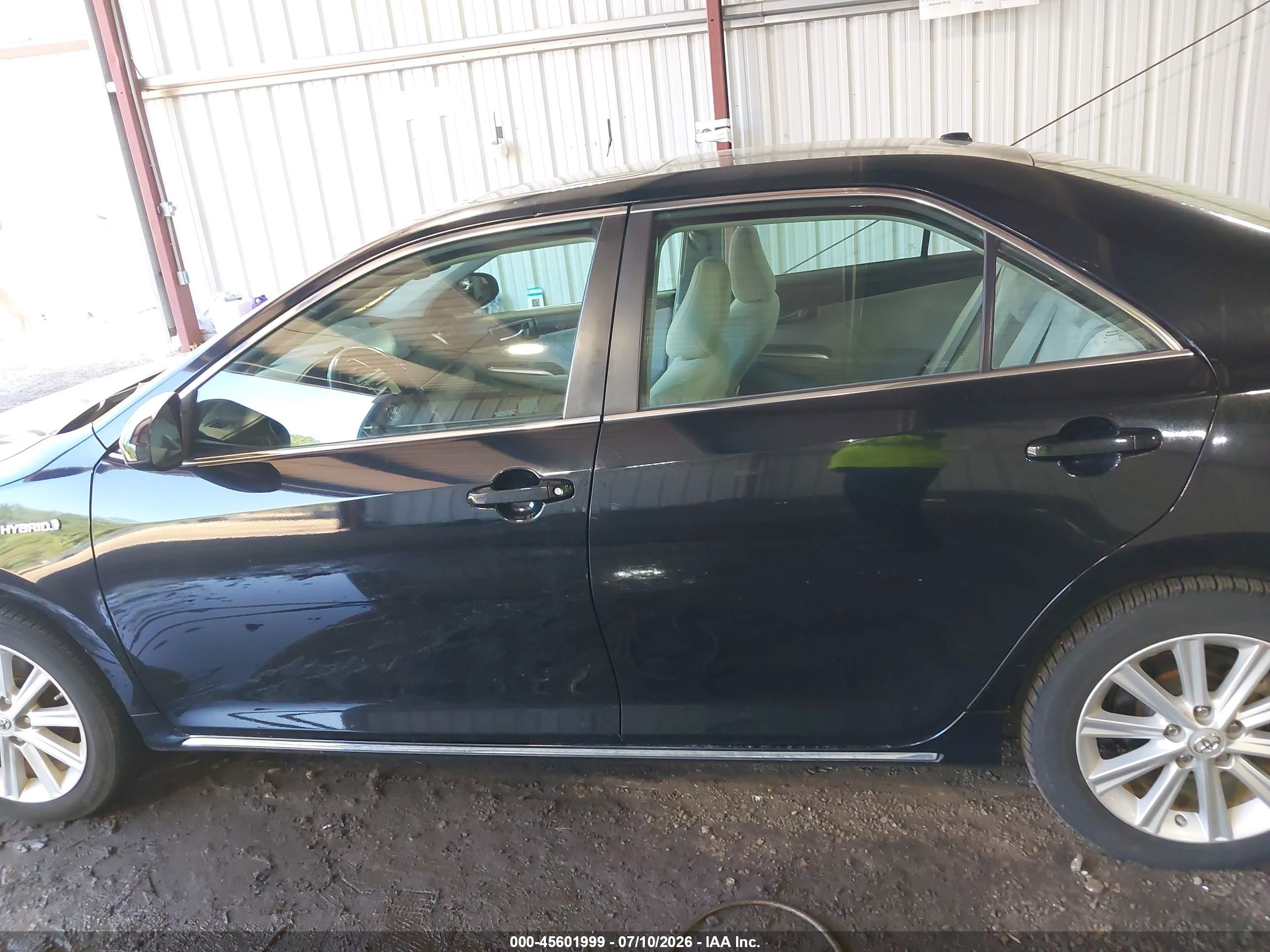 2013 Toyota Camry Hybrid Xle Blue vin: 4T1BD1FK7DU076689