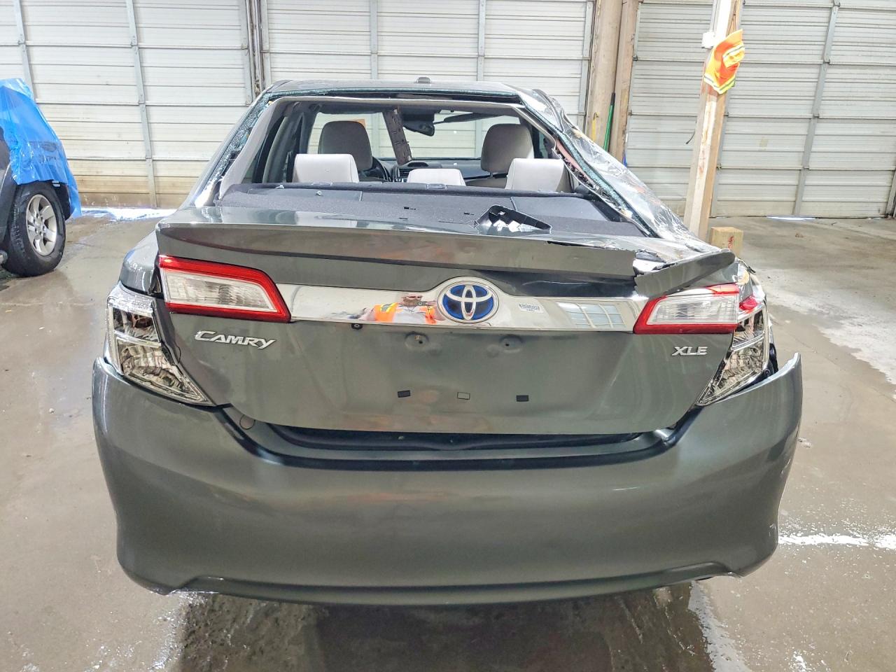 2013 Toyota Camry Hybrid Xle Gray vin: 4T1BD1FK7DU076823