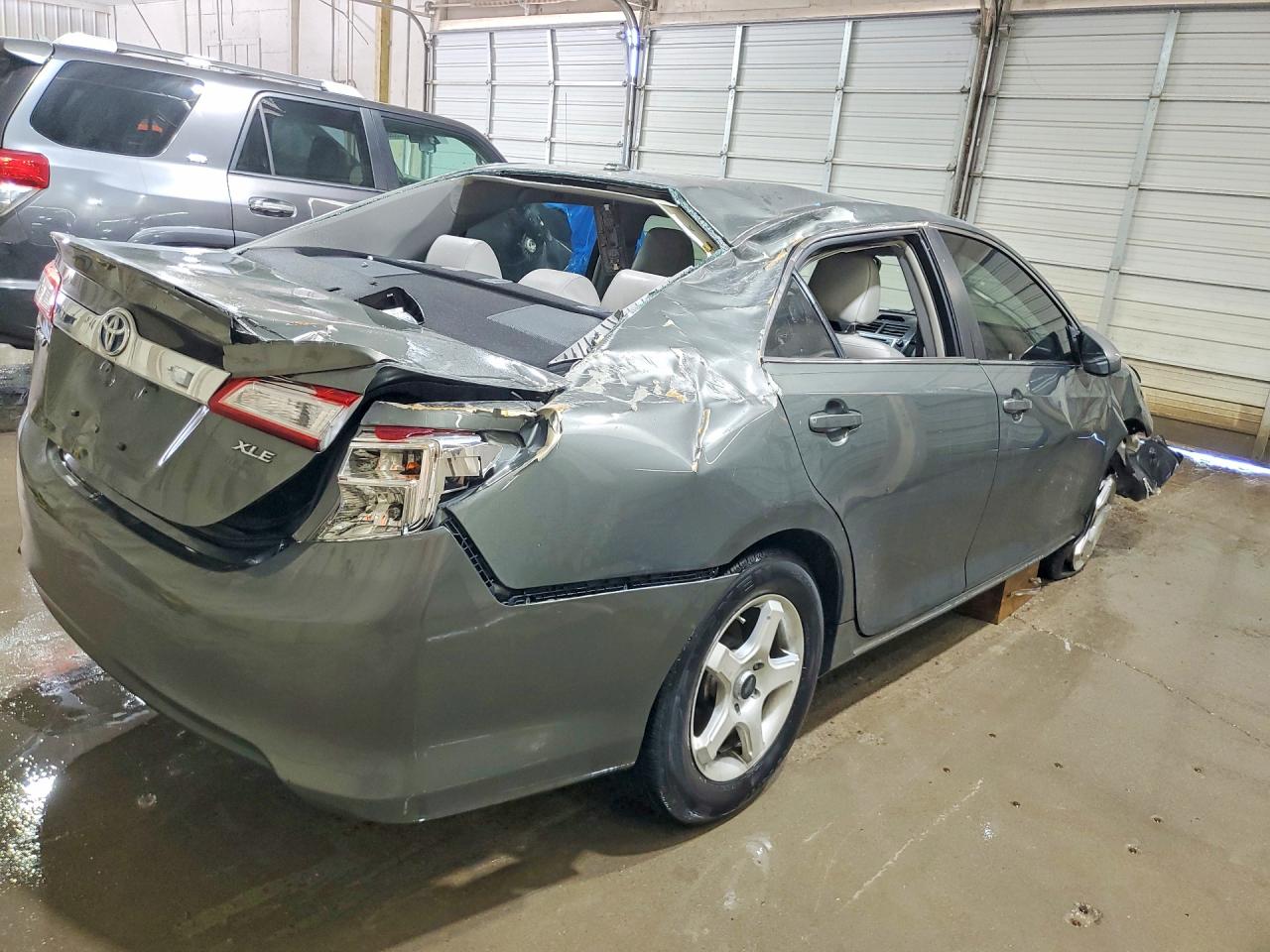 2013 Toyota Camry Hybrid Xle Gray vin: 4T1BD1FK7DU076823