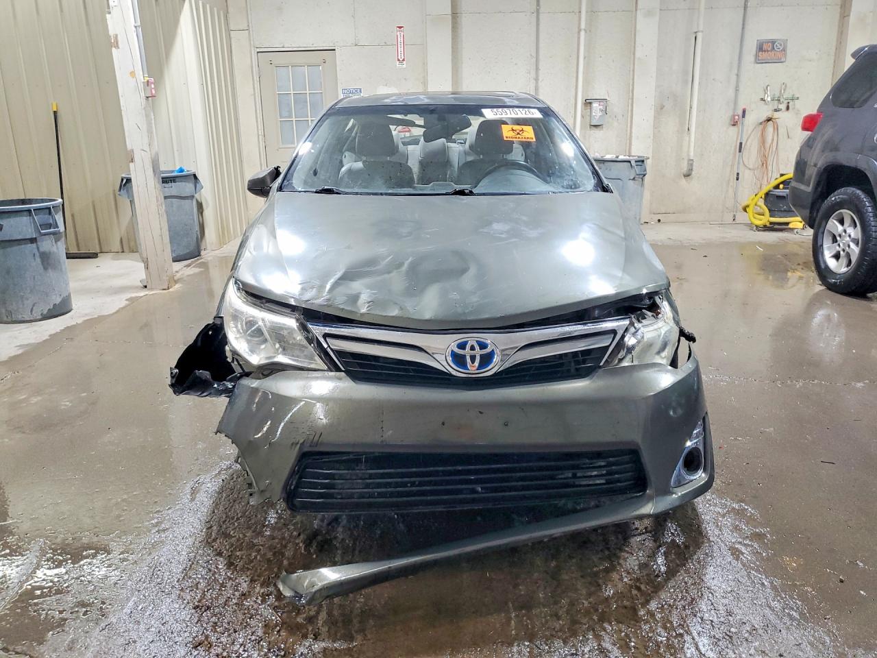 2013 Toyota Camry Hybrid Xle Gray vin: 4T1BD1FK7DU076823
