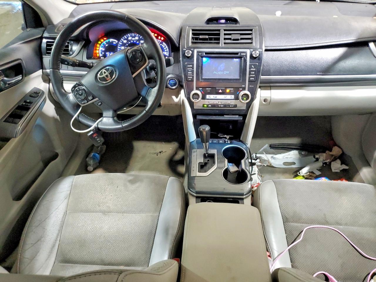 2013 Toyota Camry Hybrid Xle Gray vin: 4T1BD1FK7DU076823