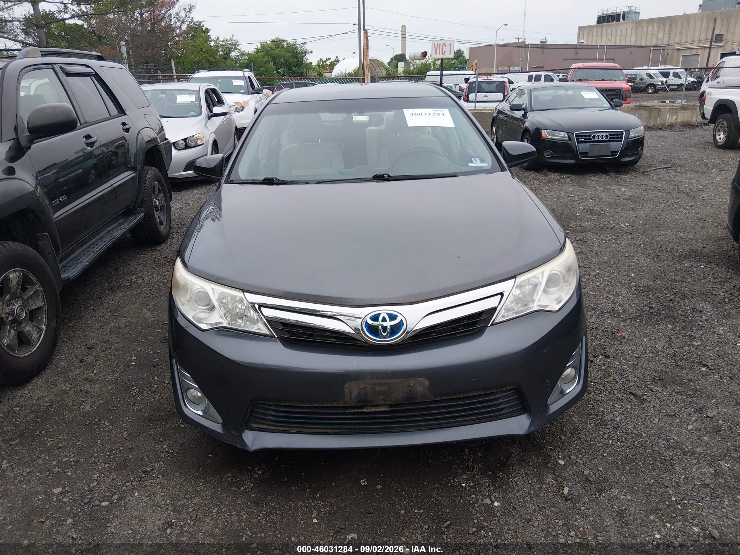 2013 Toyota Camry Hybrid Xle Серый vin: 4T1BD1FK7DU077065