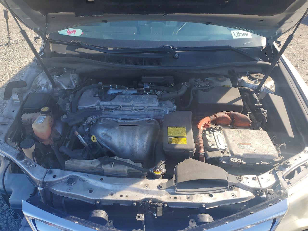 2013 Toyota Camry Hybrid Le Серебряный vin: 4T1BD1FK7DU081486