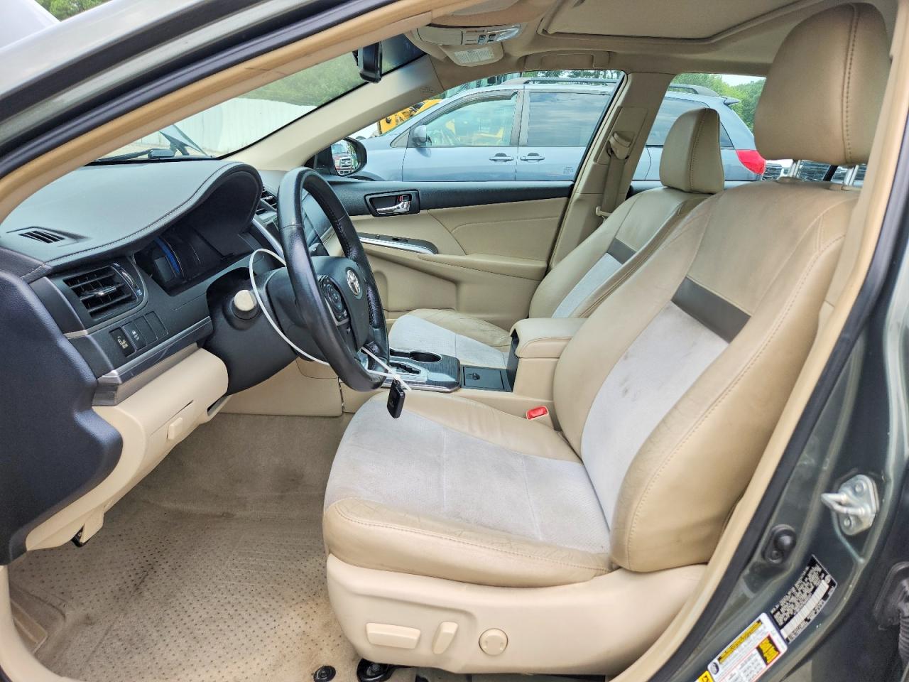 2013 Toyota Camry Hybrid Xle Gray vin: 4T1BD1FK7DU083321
