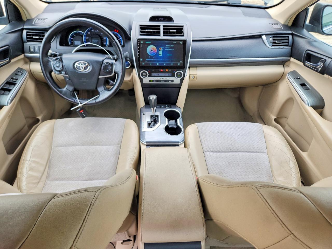 2013 Toyota Camry Hybrid Xle Gray vin: 4T1BD1FK7DU083321