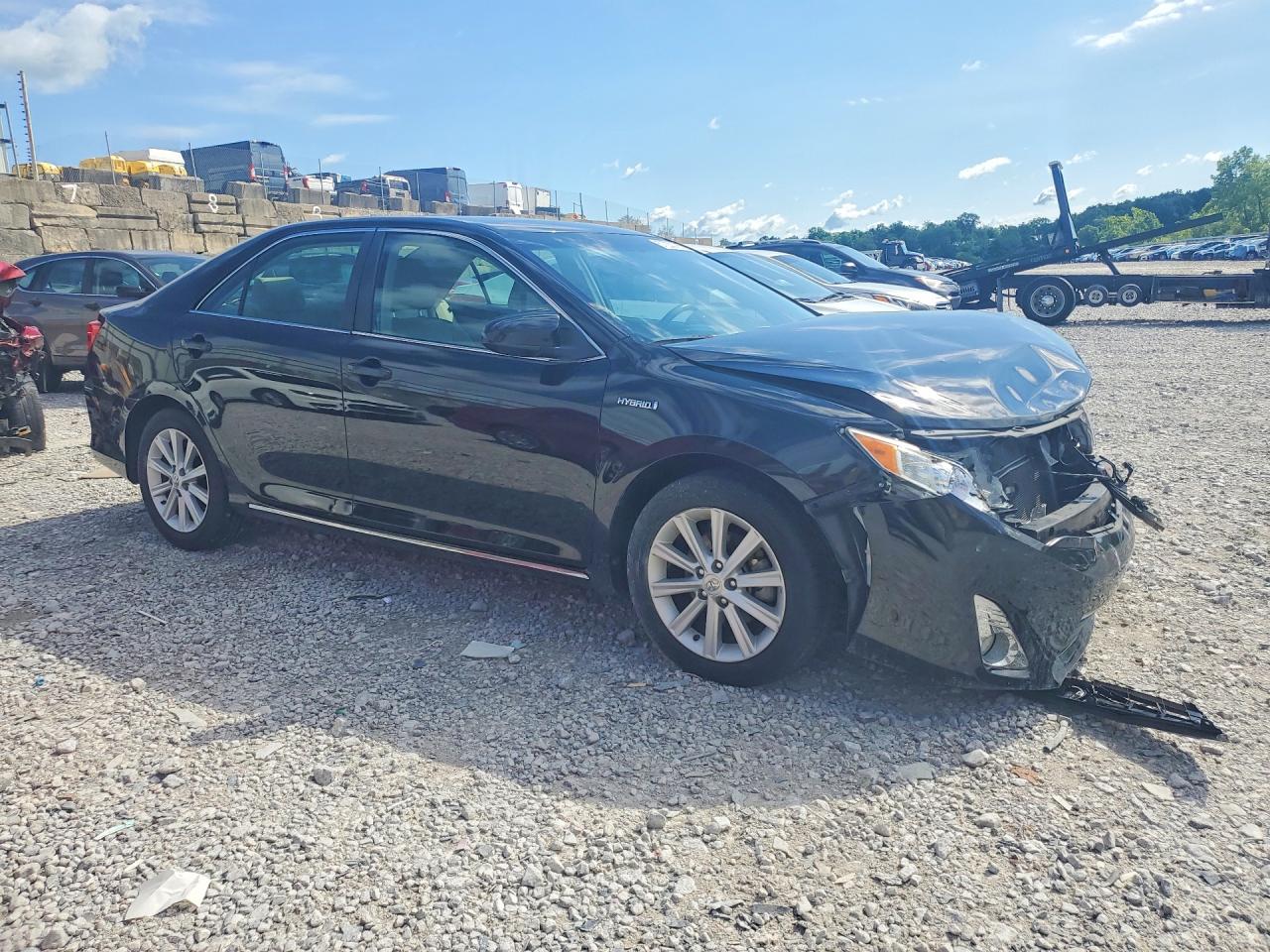 2013 Toyota Camry Hybrid Xle Black vin: 4T1BD1FK7DU094061