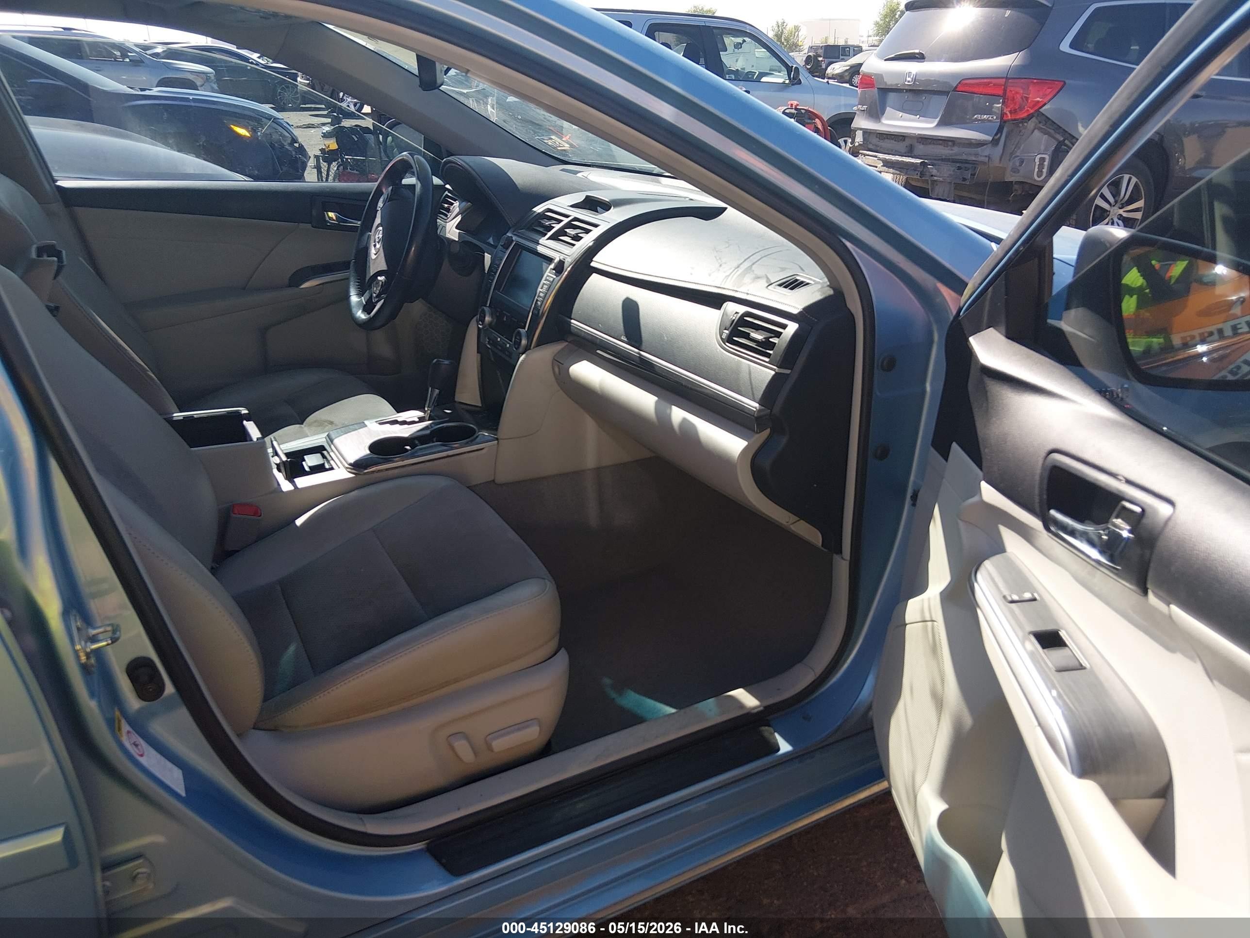 2013 Toyota Camry Hybrid Xle Blue vin: 4T1BD1FK7DU094092
