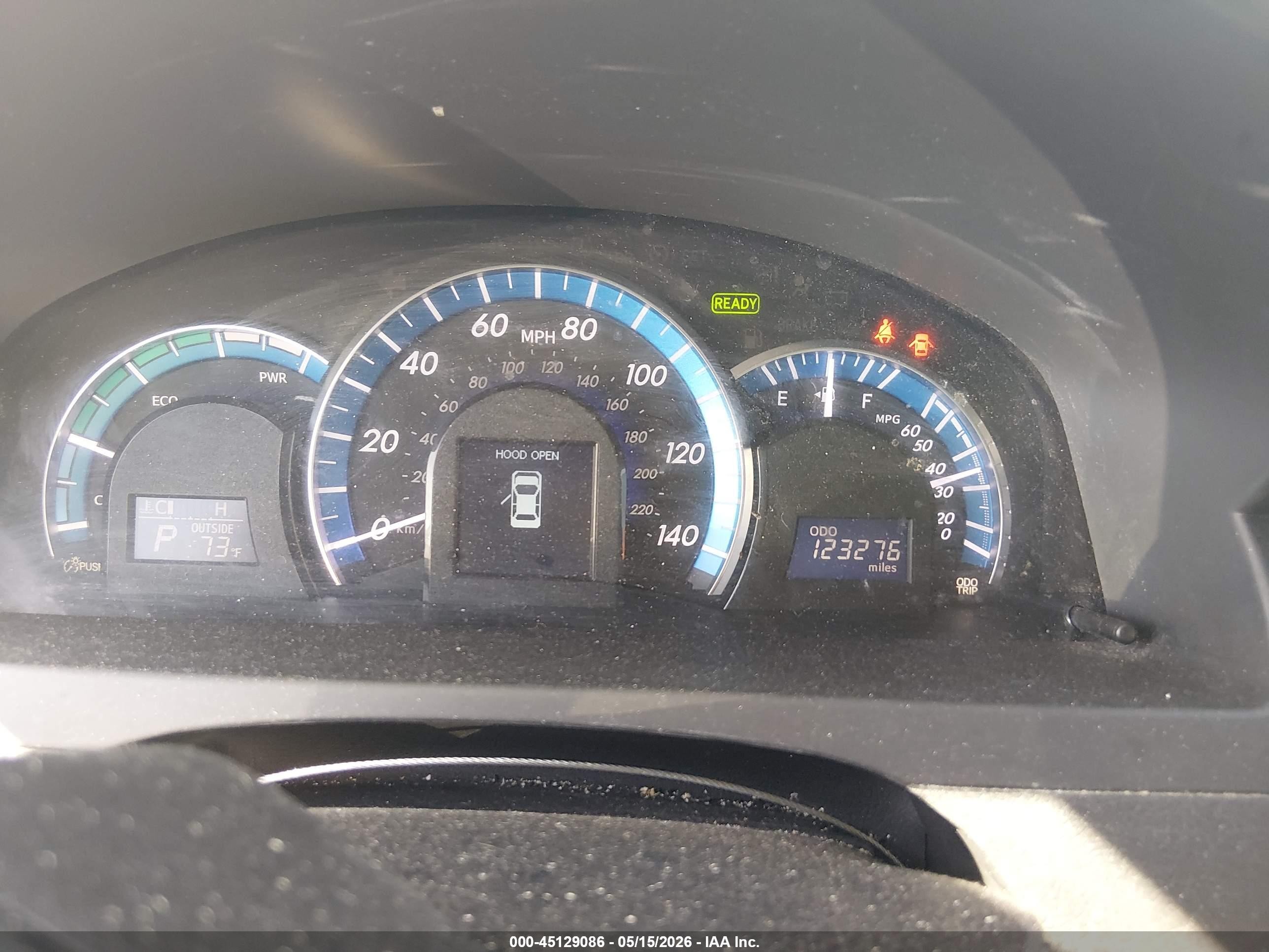 2013 Toyota Camry Hybrid Xle Blue vin: 4T1BD1FK7DU094092