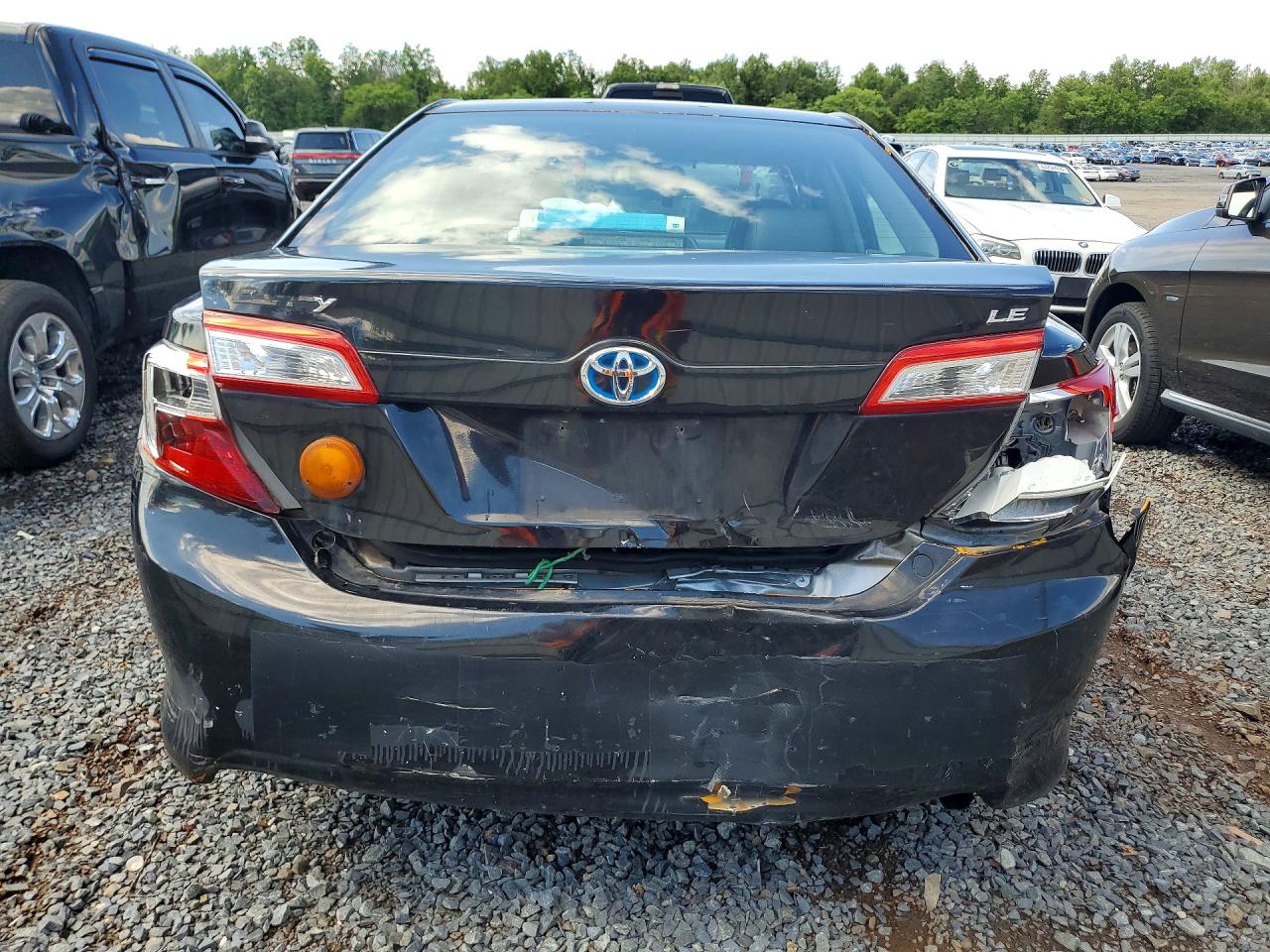 2014 Toyota Camry Hybrid Le Black vin: 4T1BD1FK7EU098631