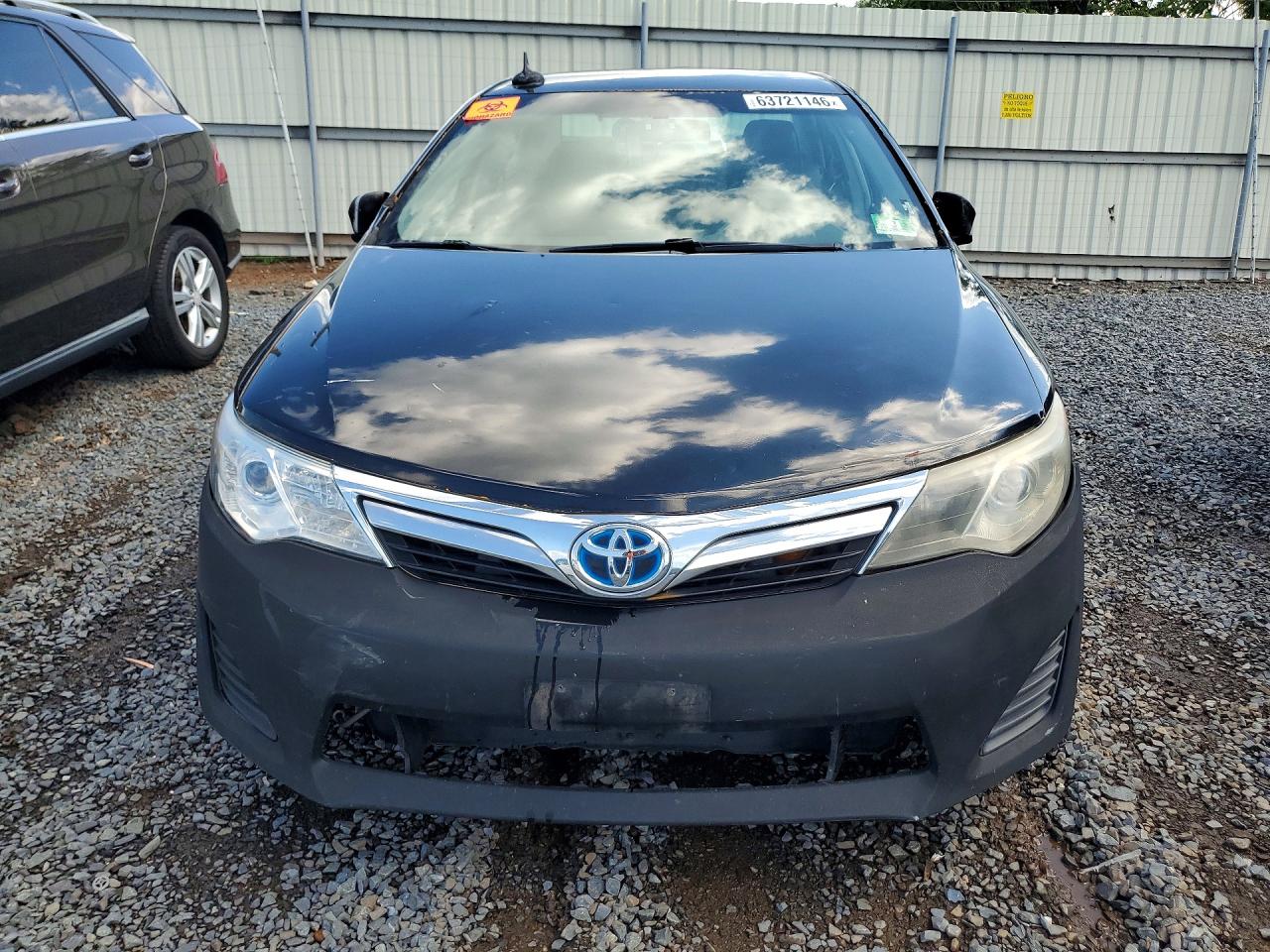 2014 Toyota Camry Hybrid Le Black vin: 4T1BD1FK7EU098631