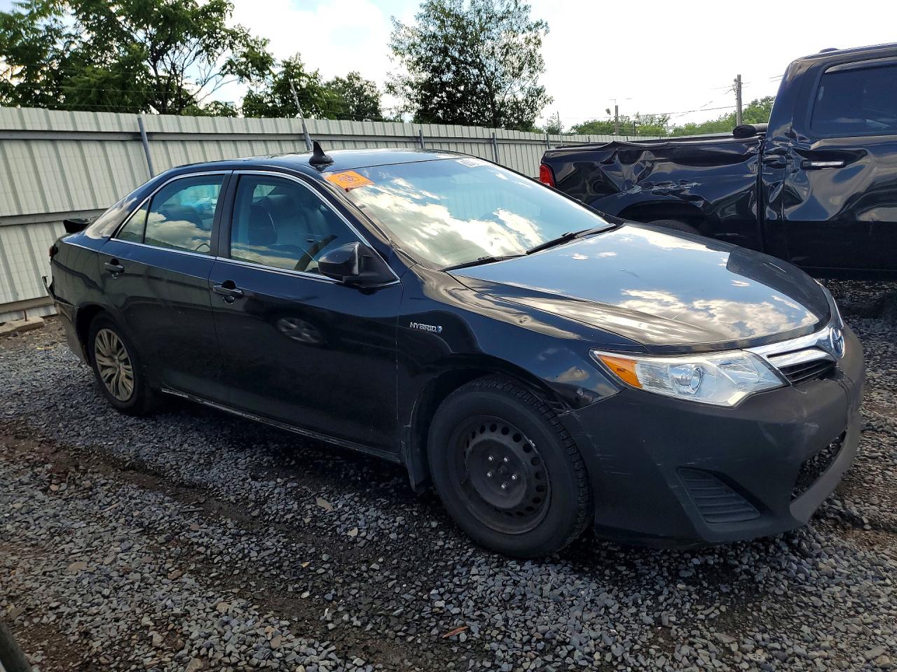 2014 Toyota Camry Hybrid Le Black vin: 4T1BD1FK7EU098631