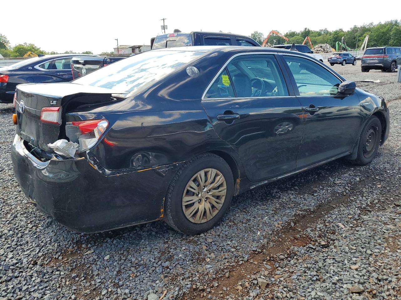 2014 Toyota Camry Hybrid Le Black vin: 4T1BD1FK7EU098631