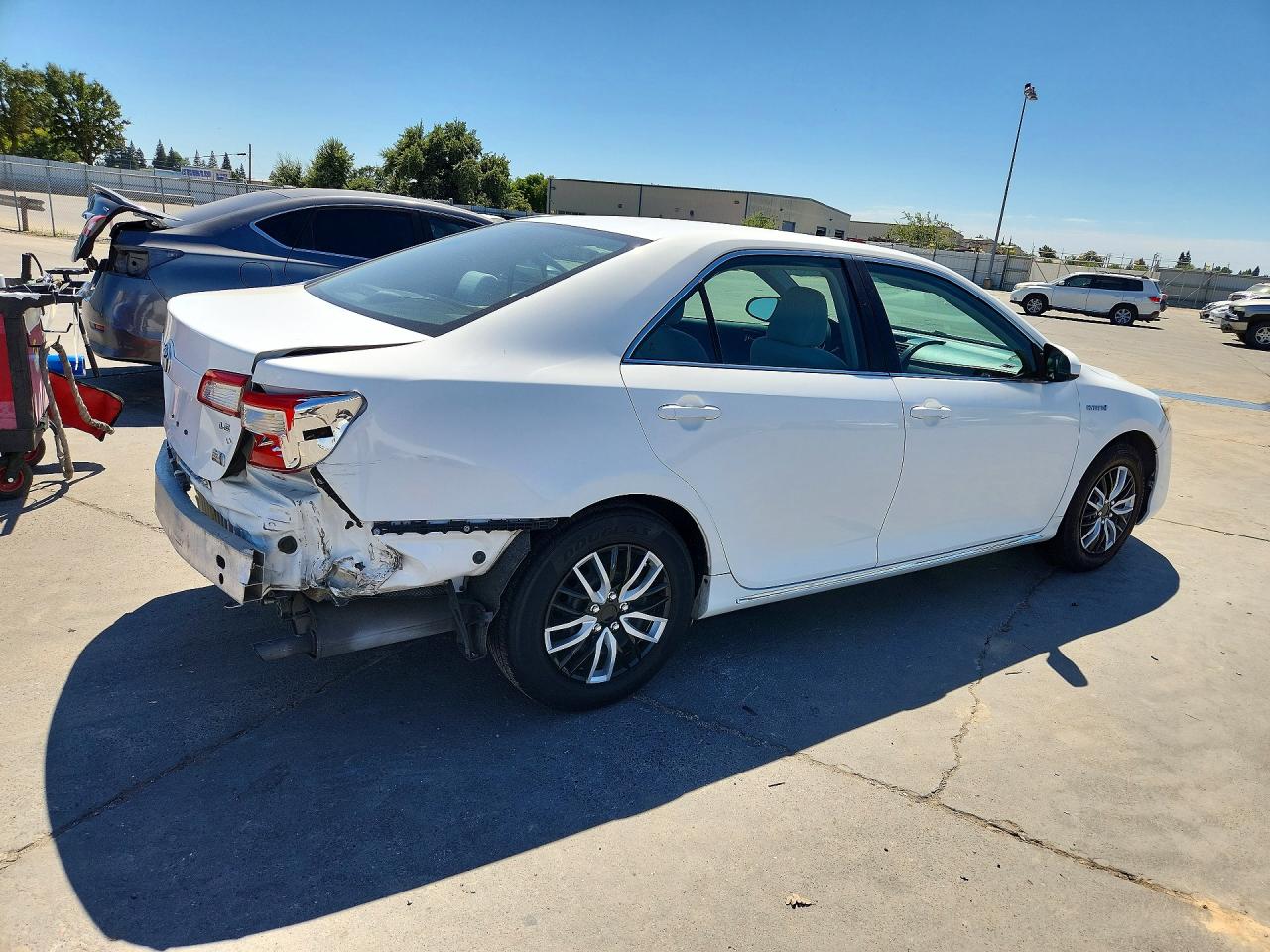 2014 Toyota Camry Hybrid Белый vin: 4T1BD1FK7EU103374