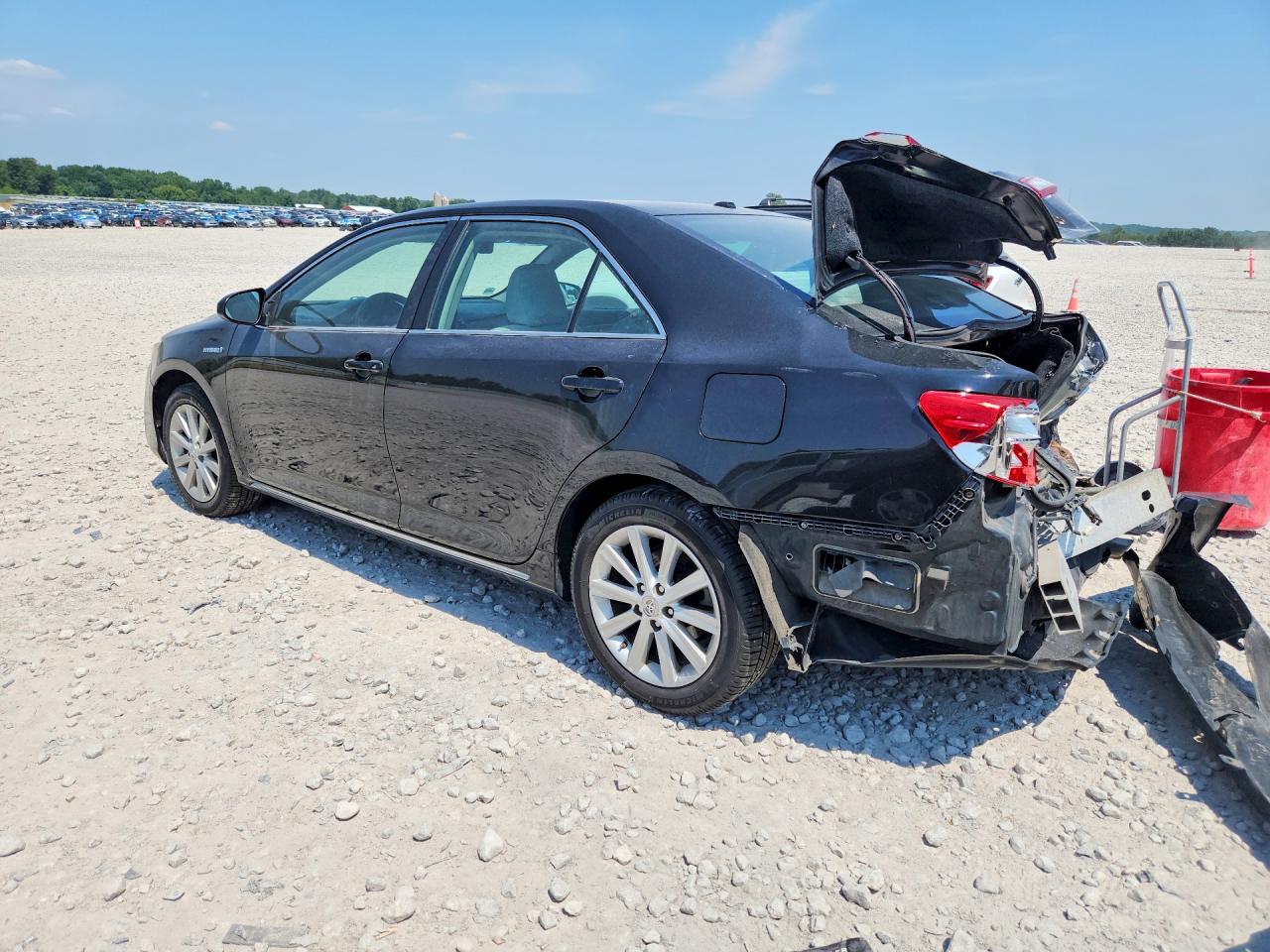 2014 Toyota Camry Hybrid Xle Black vin: 4T1BD1FK7EU105402