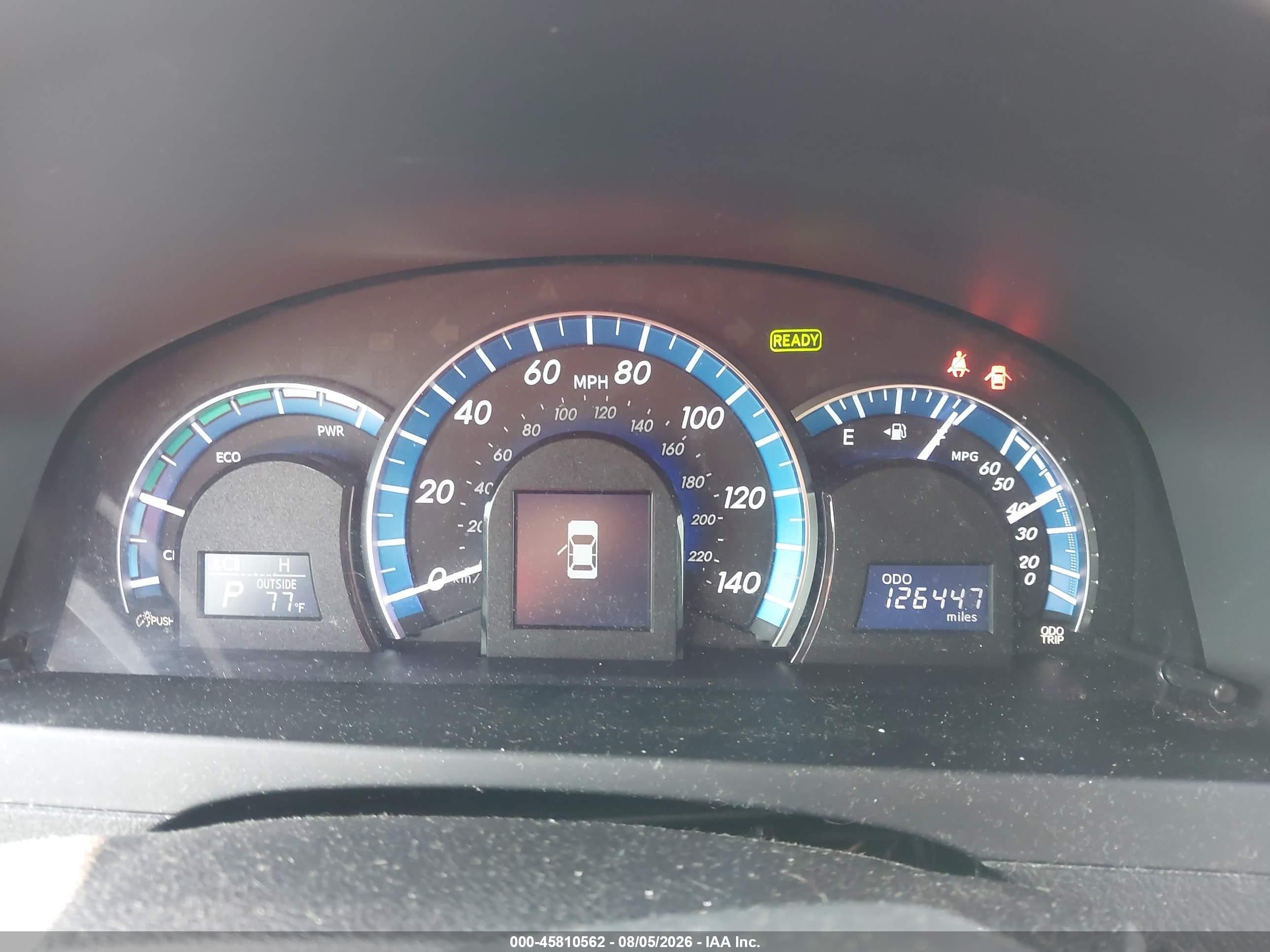 2014 Toyota Camry Hybrid Le Black vin: 4T1BD1FK7EU114326