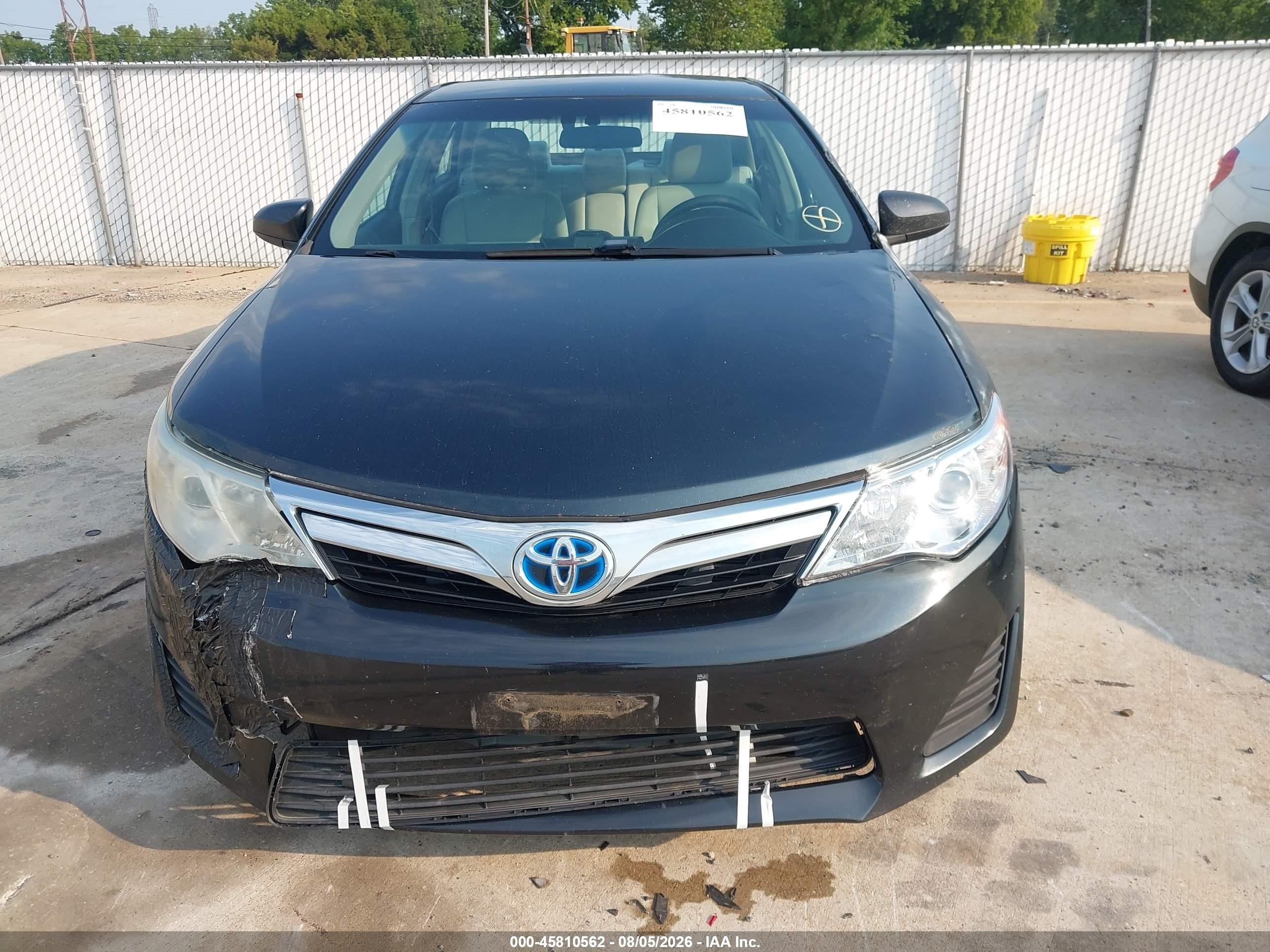 2014 Toyota Camry Hybrid Le Black vin: 4T1BD1FK7EU114326