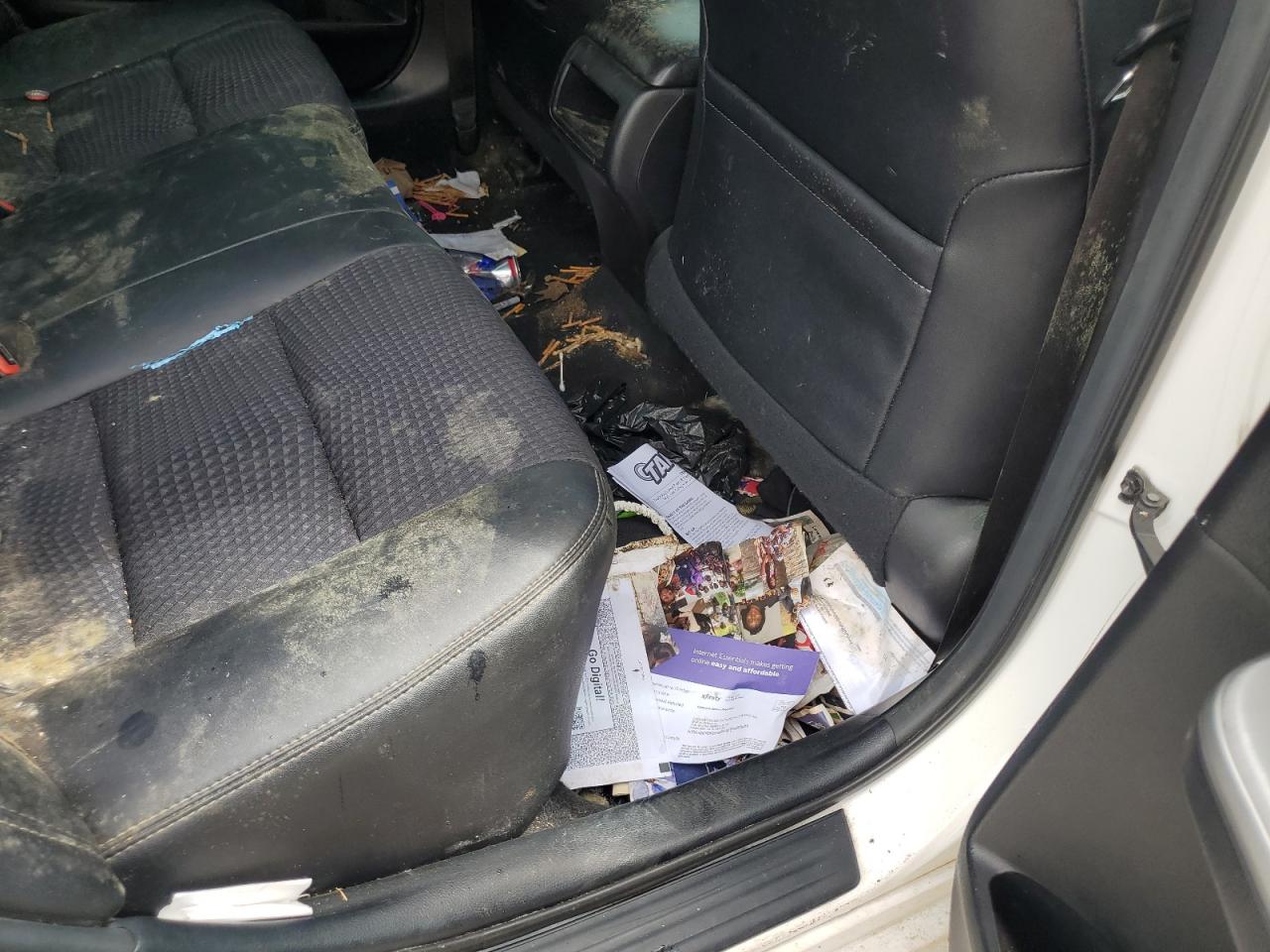 2014 Toyota Camry Hybrid Se White vin: 4T1BD1FK7EU120014 Damage: Right Rear Carpet, Stained, Permanent