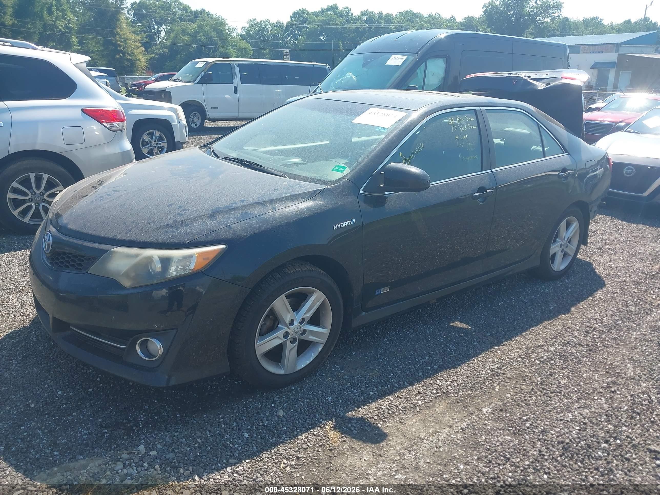 2014 Toyota Camry Hybrid Se Limited Edition Black vin: 4T1BD1FK7EU120983