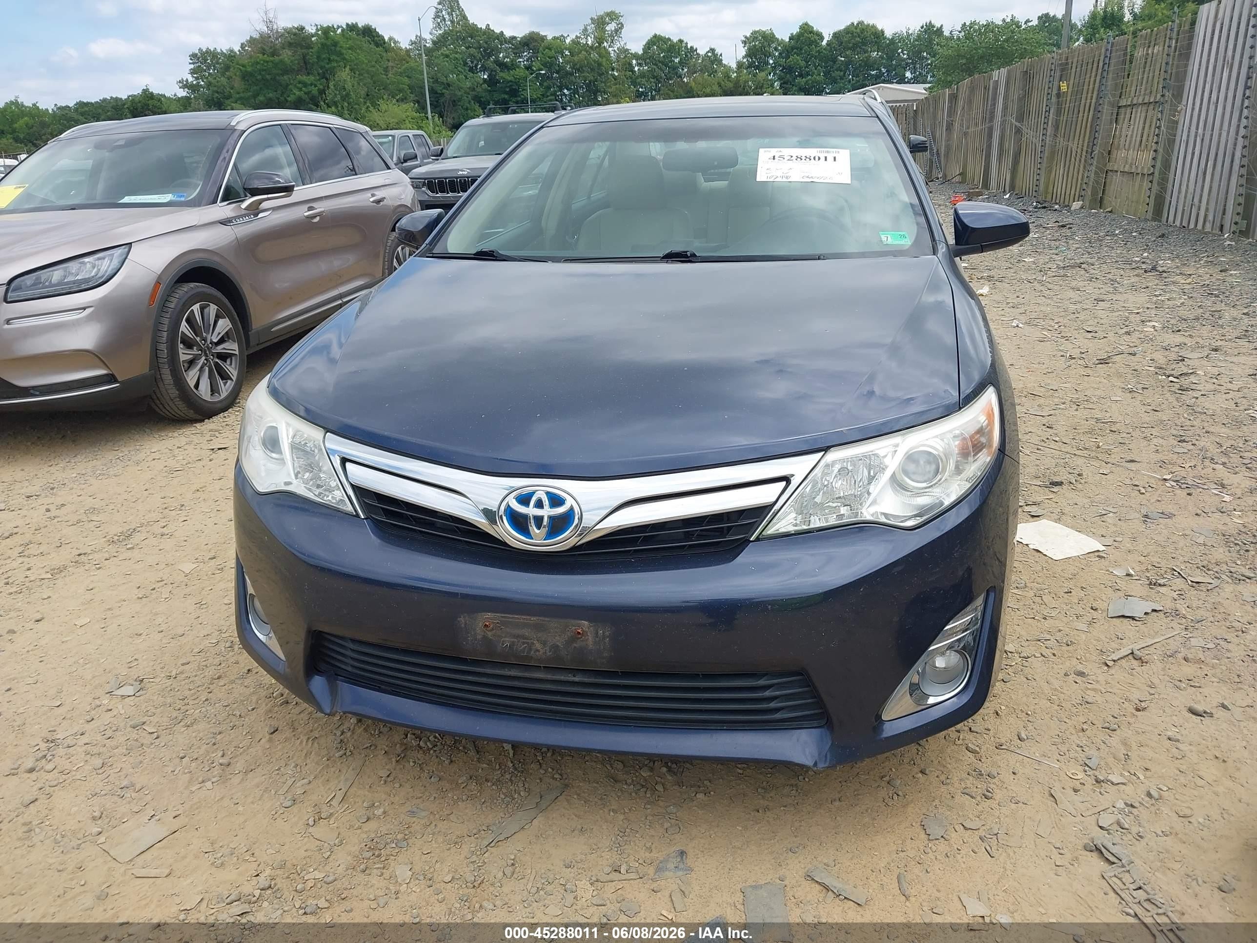 2014 Toyota Camry Hybrid Xle Navy vin: 4T1BD1FK7EU121079
