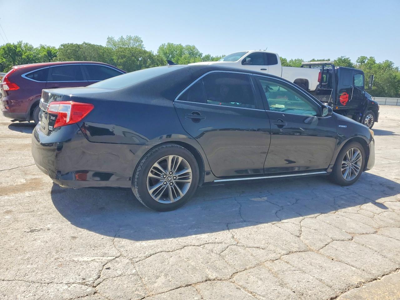 2014 Toyota Camry Hybrid Xle Black vin: 4T1BD1FK7EU121454