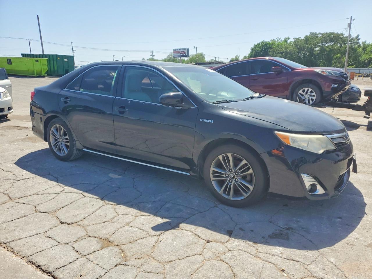 2014 Toyota Camry Hybrid Xle Black vin: 4T1BD1FK7EU121454