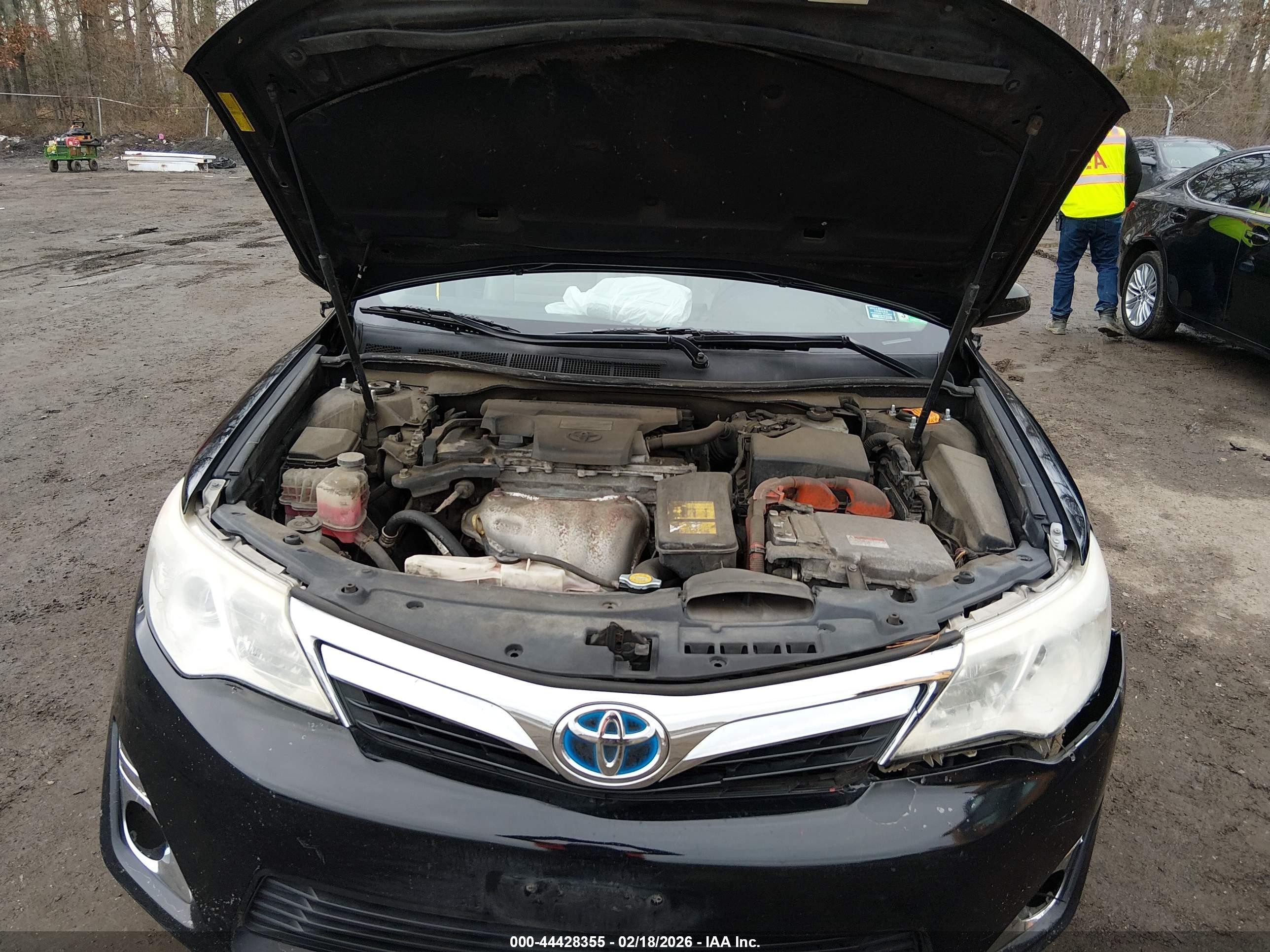 2014 Toyota Camry Hybrid Le Black vin: 4T1BD1FK7EU123561