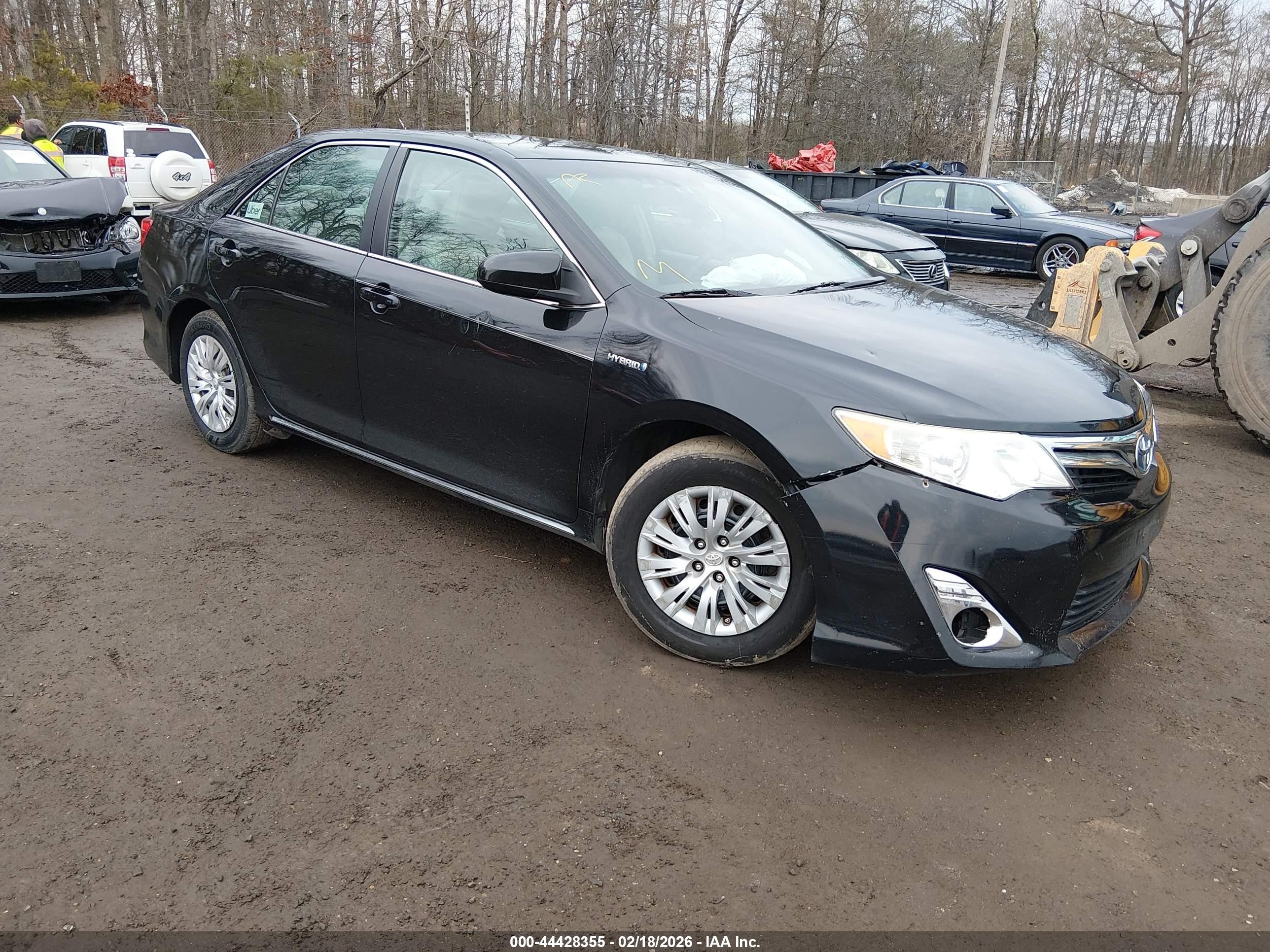 2014 Toyota Camry Hybrid Le Black vin: 4T1BD1FK7EU123561