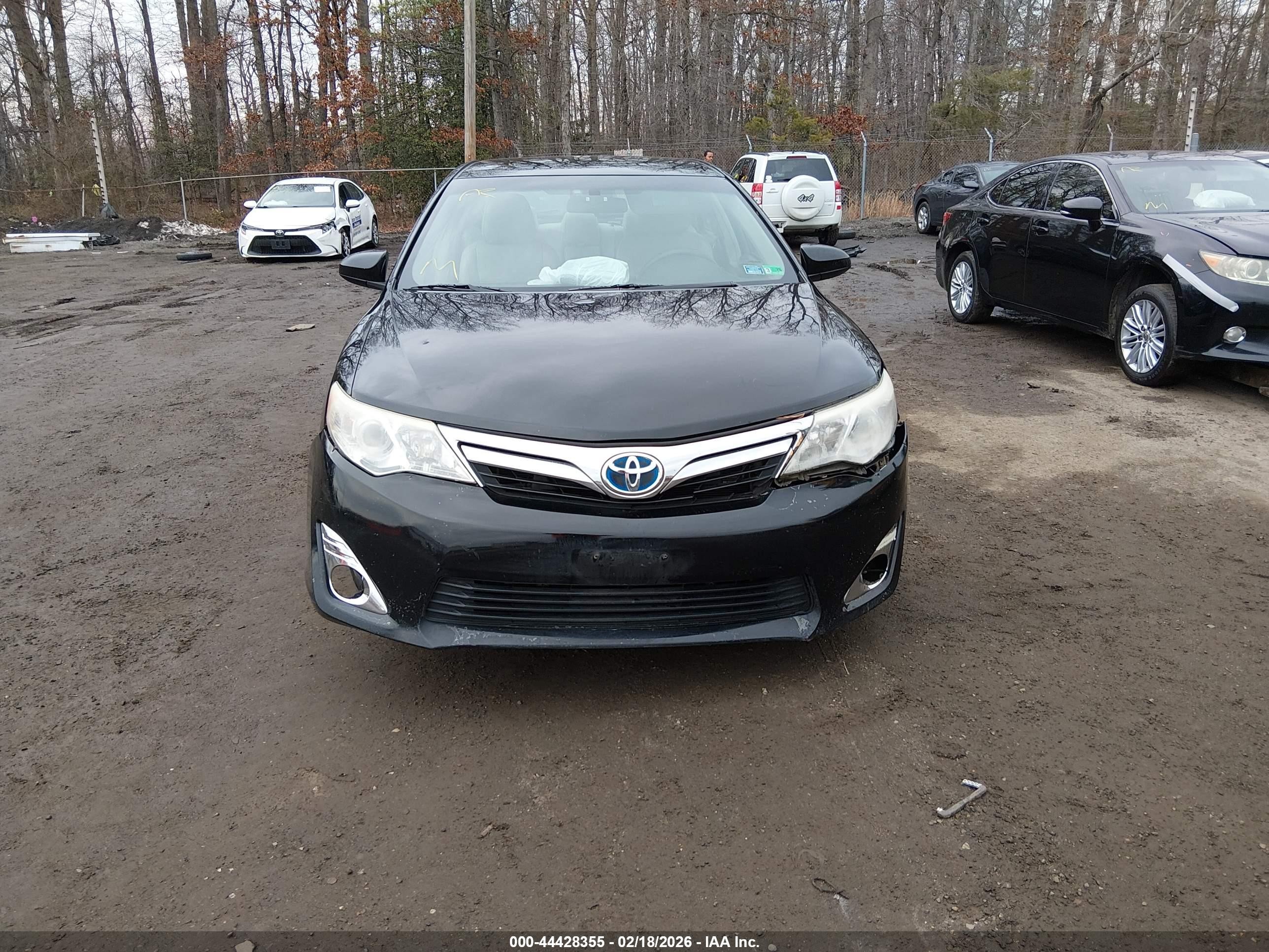 2014 Toyota Camry Hybrid Le Black vin: 4T1BD1FK7EU123561