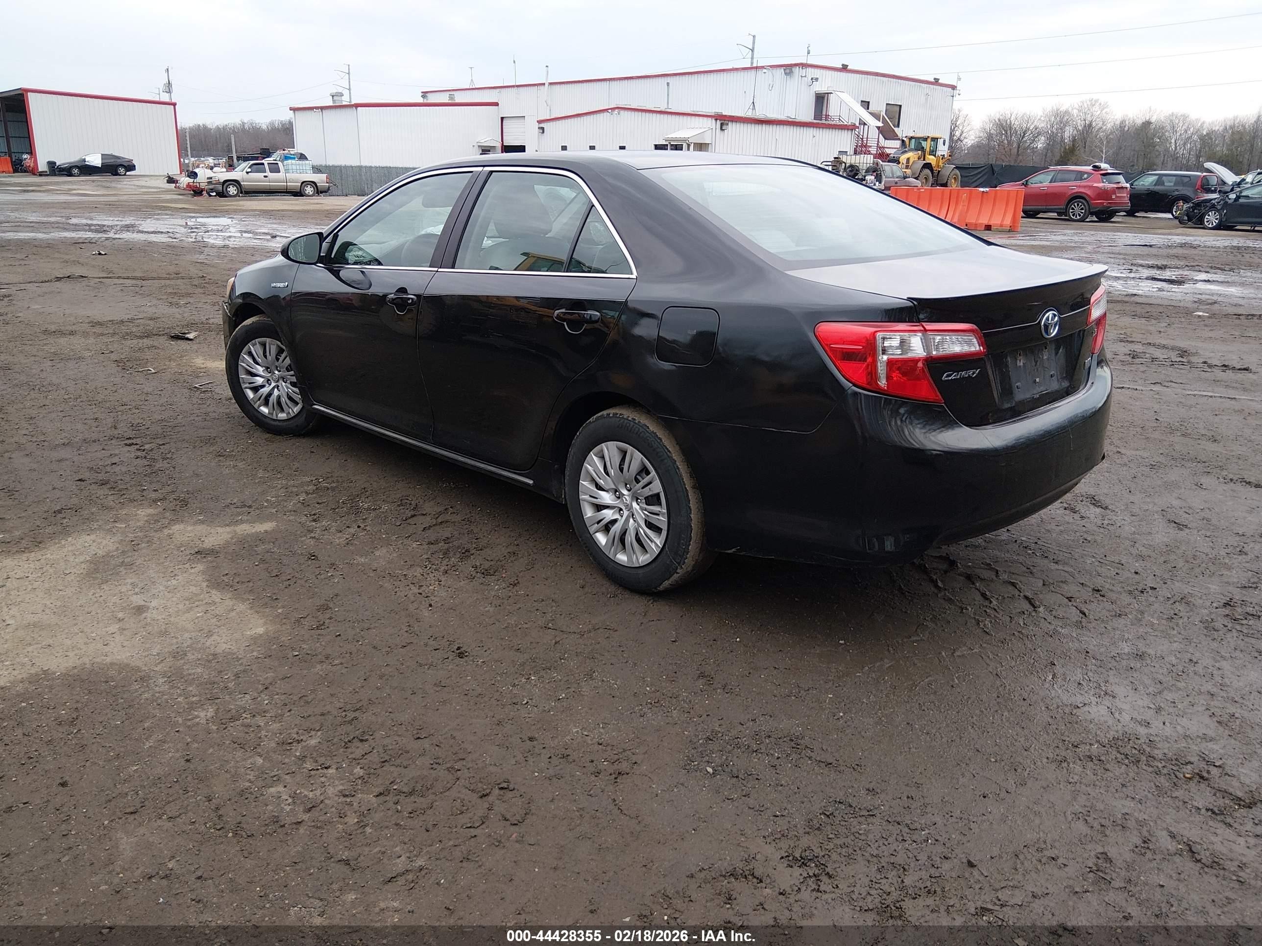 2014 Toyota Camry Hybrid Le Black vin: 4T1BD1FK7EU123561