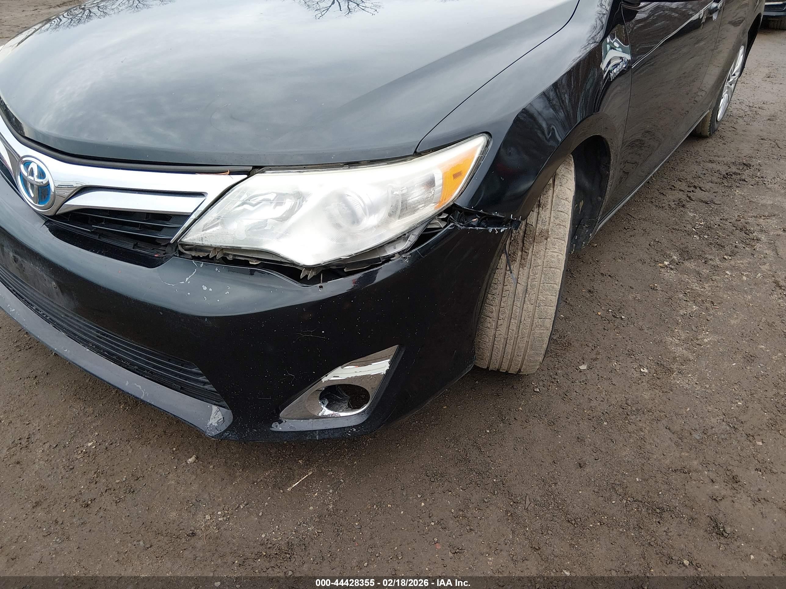 2014 Toyota Camry Hybrid Le Black vin: 4T1BD1FK7EU123561