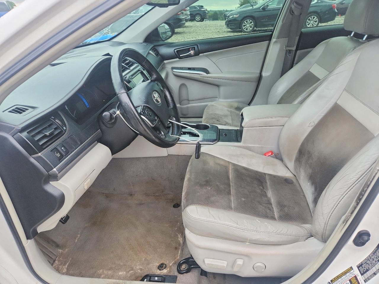 2014 Toyota Camry Hybrid Xle White vin: 4T1BD1FK7EU131689
