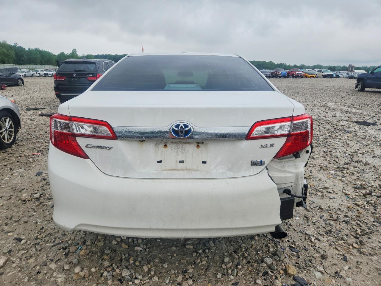 2014 Toyota Camry Hybrid Xle White vin: 4T1BD1FK7EU131689