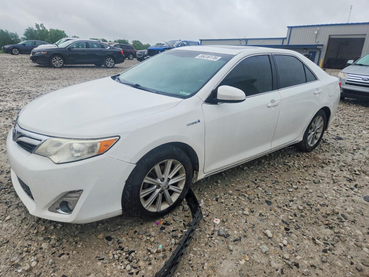 2014 Toyota Camry Hybrid Xle White vin: 4T1BD1FK7EU131689