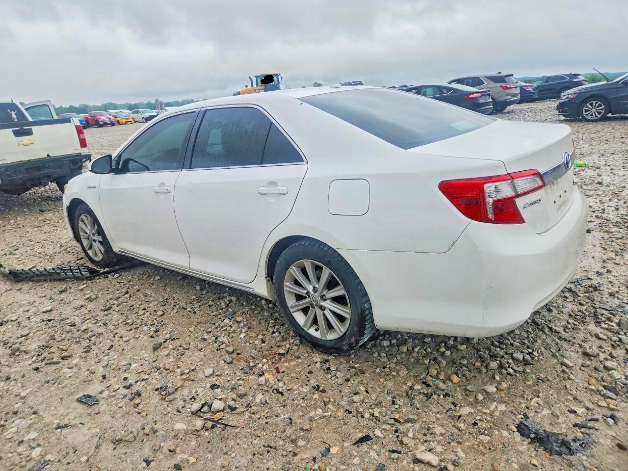 2014 Toyota Camry Hybrid Xle White vin: 4T1BD1FK7EU131689