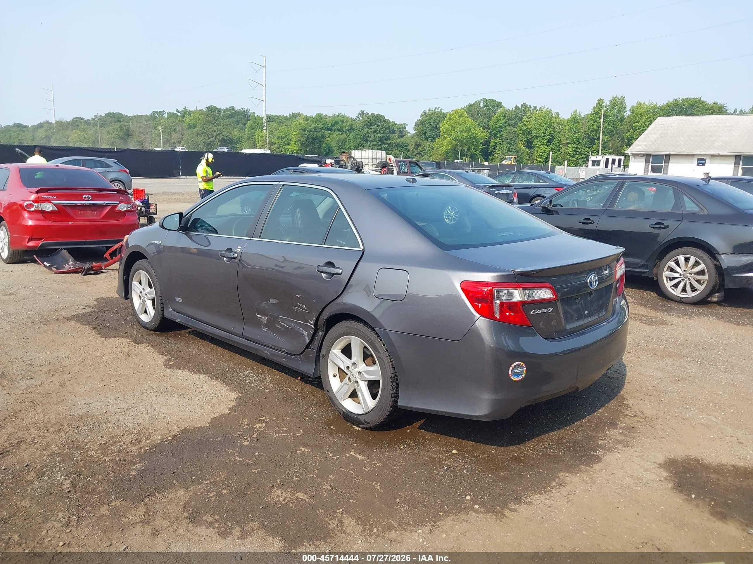 2014 Toyota Camry Hybrid Se Limited Edition Gray vin: 4T1BD1FK7EU131773
