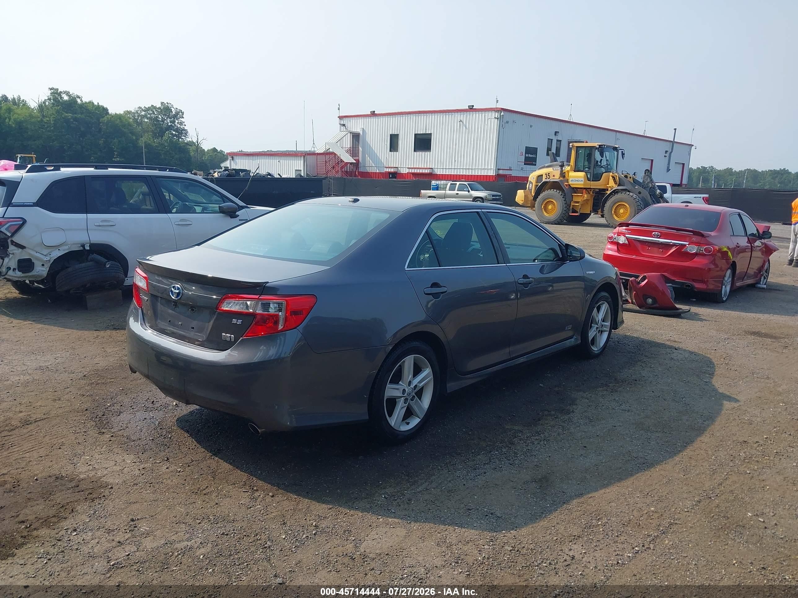 2014 Toyota Camry Hybrid Se Limited Edition Gray vin: 4T1BD1FK7EU131773