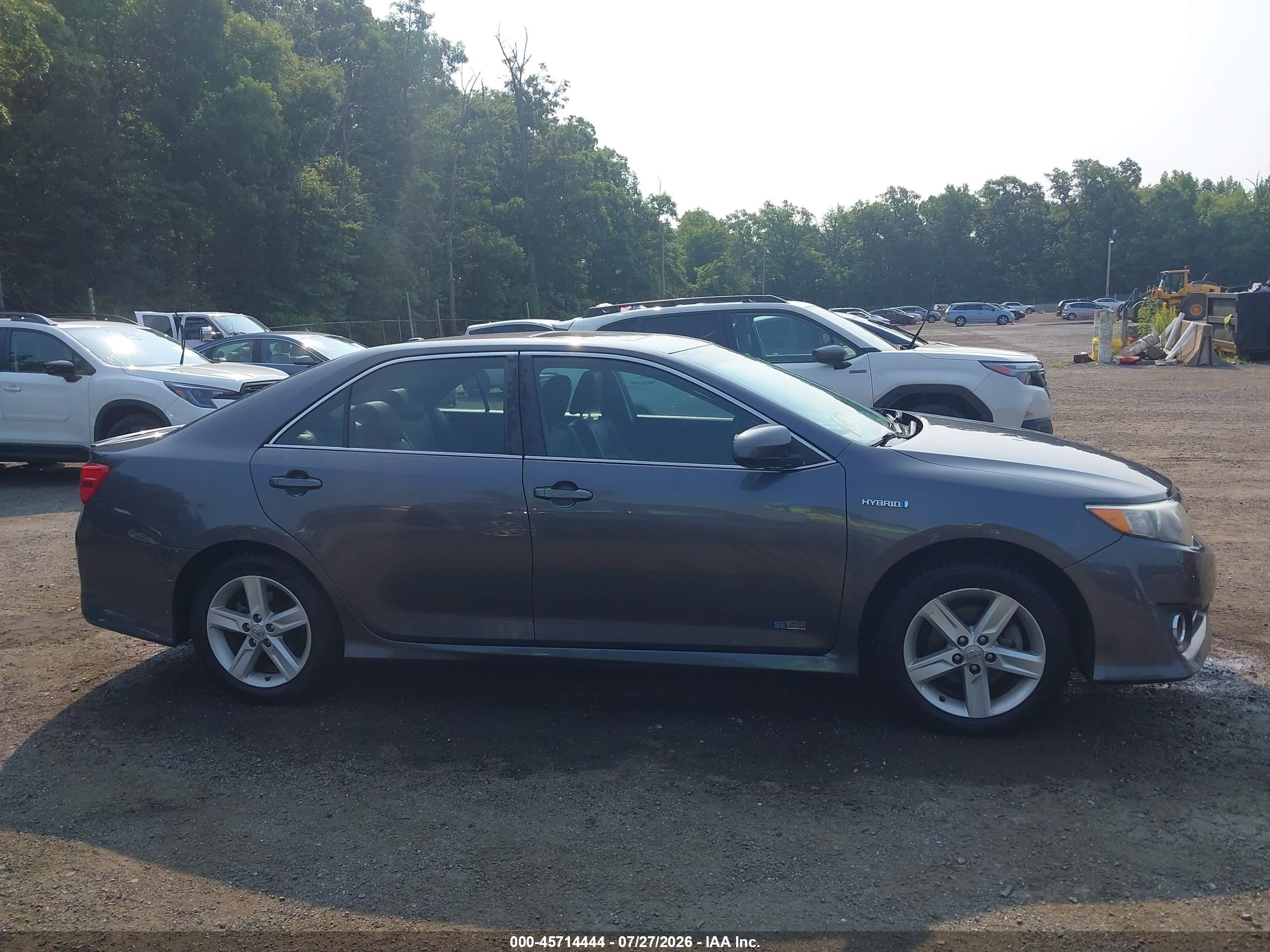 2014 Toyota Camry Hybrid Se Limited Edition Gray vin: 4T1BD1FK7EU131773