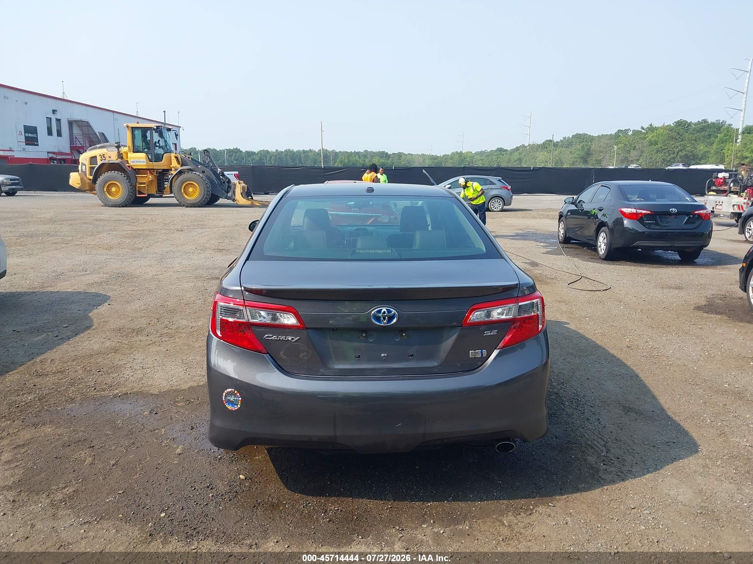 2014 Toyota Camry Hybrid Se Limited Edition Gray vin: 4T1BD1FK7EU131773