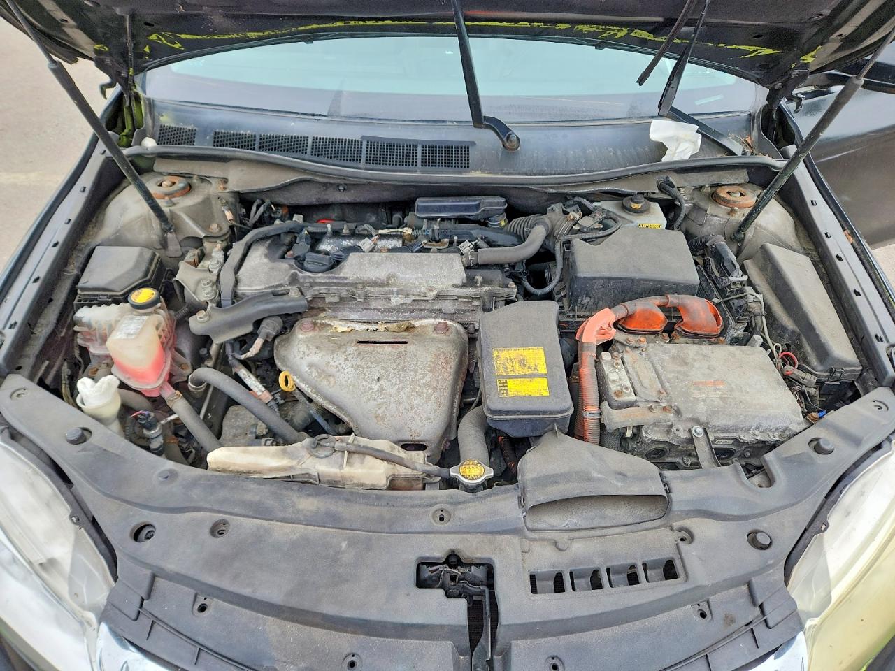 2015 Toyota Camry Hybrid Le Черный vin: 4T1BD1FK7FU142337