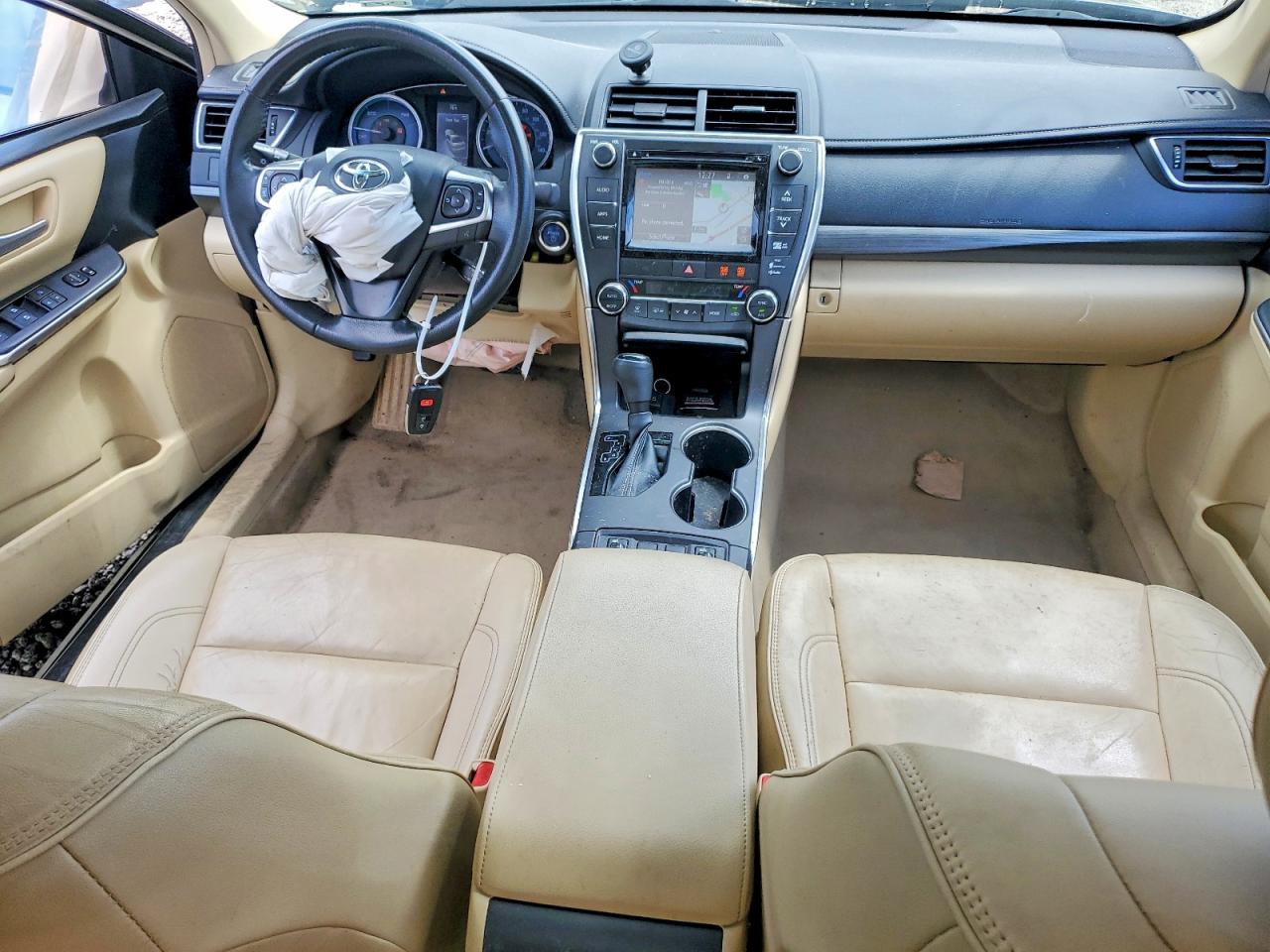 2015 Toyota Camry Hybrid Xle Gold vin: 4T1BD1FK7FU148557
