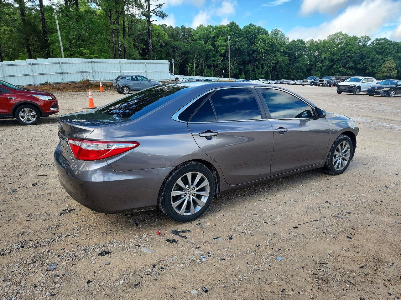 2015 Toyota Camry Hybrid Xle Gray vin: 4T1BD1FK7FU151751