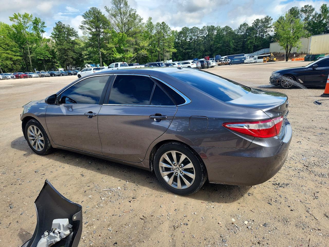 2015 Toyota Camry Hybrid Xle Gray vin: 4T1BD1FK7FU151751