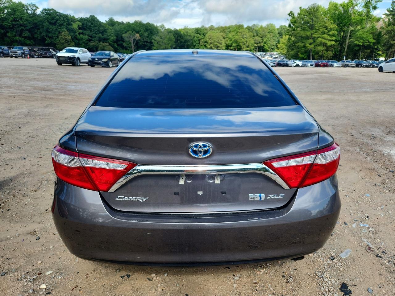 2015 Toyota Camry Hybrid Xle Gray vin: 4T1BD1FK7FU151751