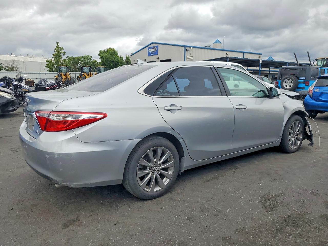 2015 Toyota Camry Hybrid Xle Серый vin: 4T1BD1FK7FU154522