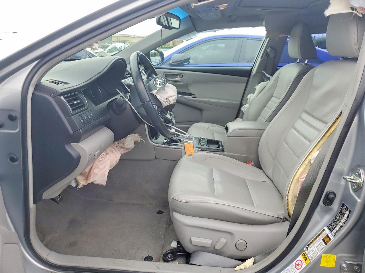 2015 Toyota Camry Hybrid Xle Серый vin: 4T1BD1FK7FU154522