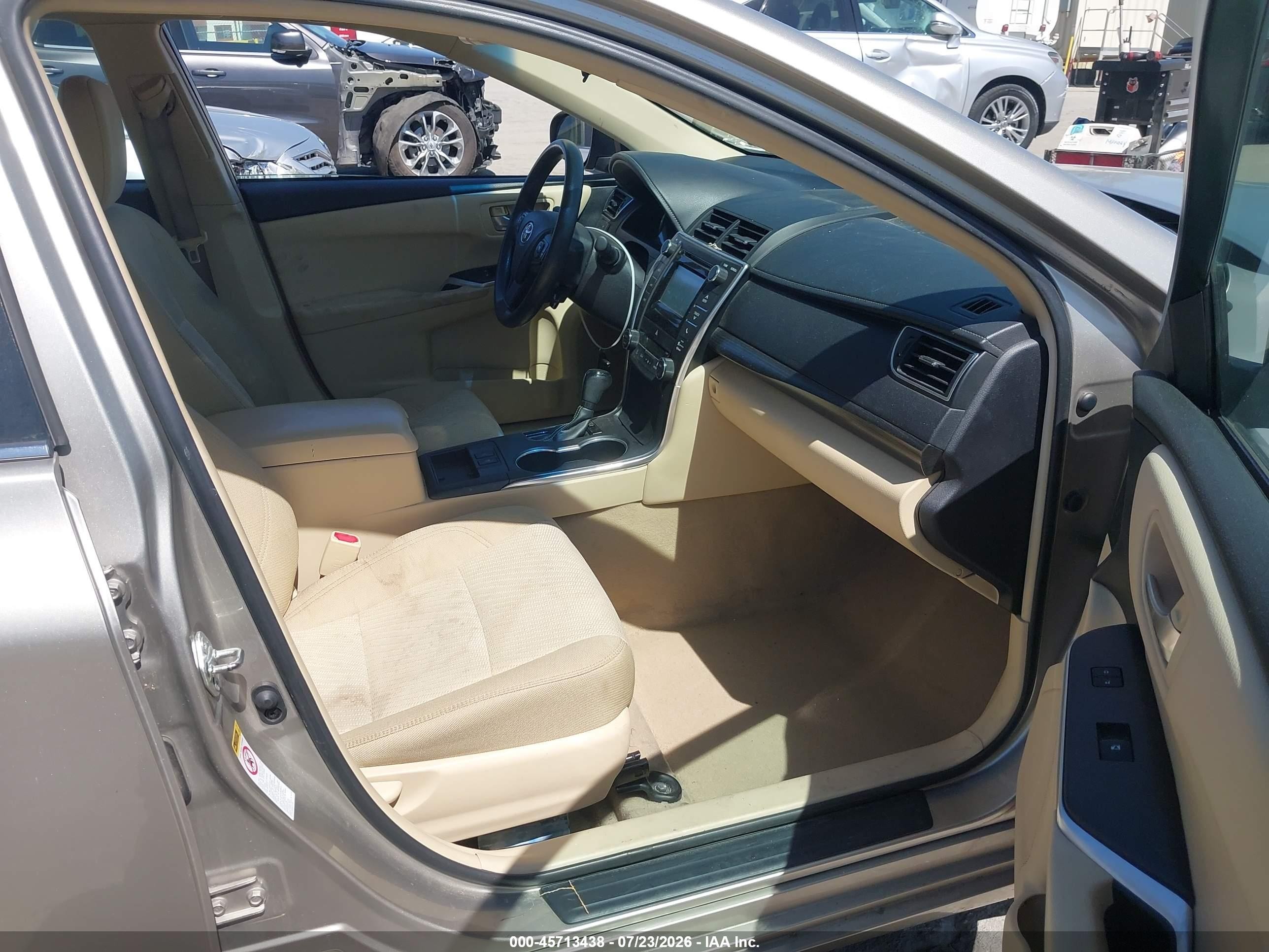 2015 Toyota Camry Hybrid Le Gray vin: 4T1BD1FK7FU157887