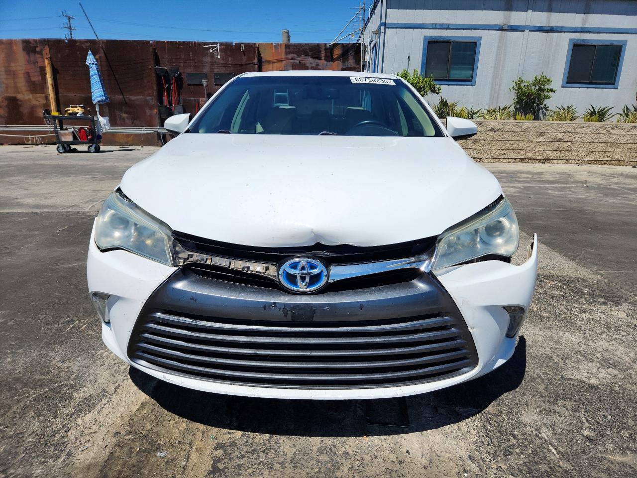 2015 Toyota Camry Hybrid Xle White vin: 4T1BD1FK7FU161678