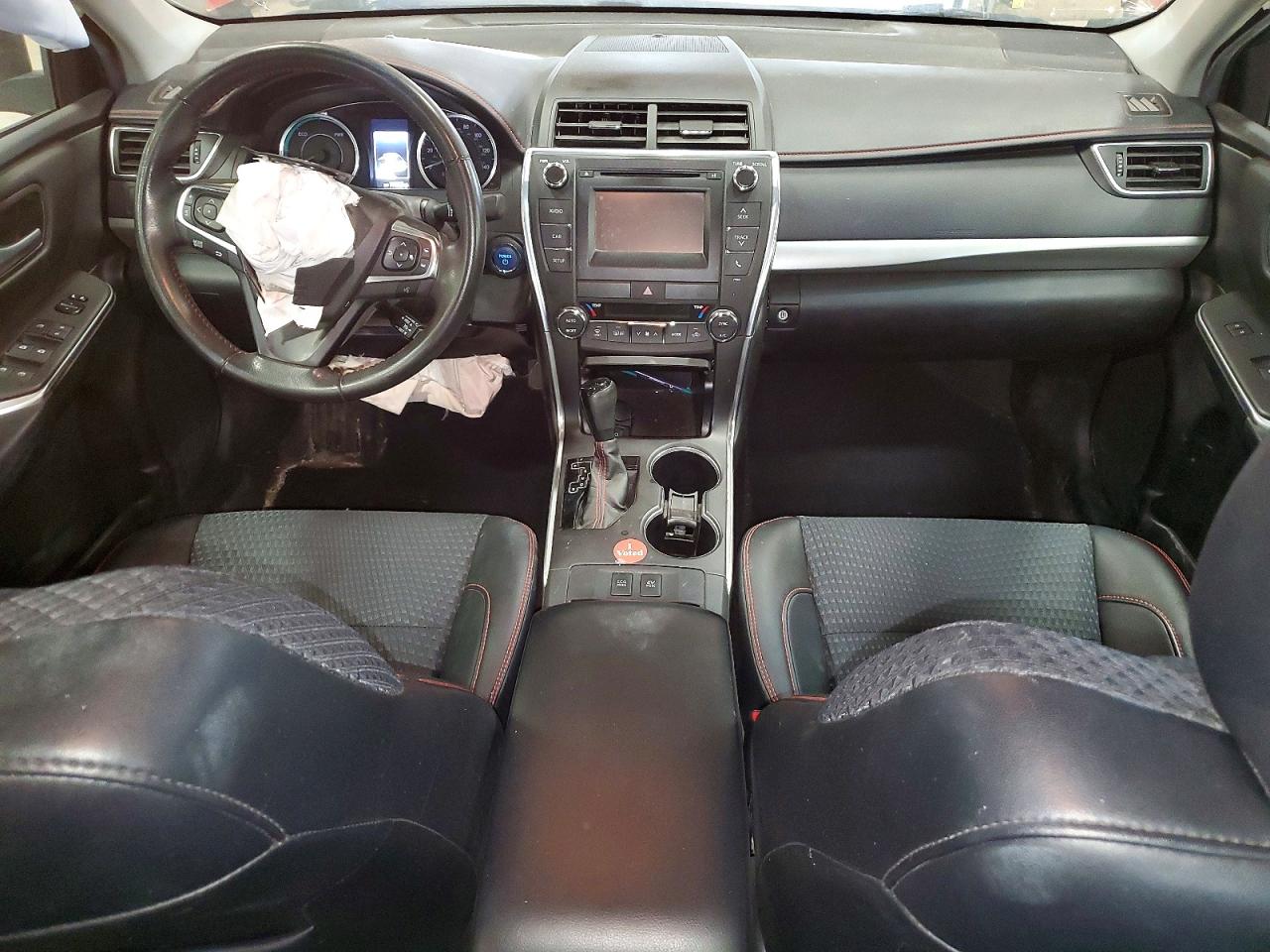 2015 Toyota Camry Hybrid Se Красный vin: 4T1BD1FK7FU162507
